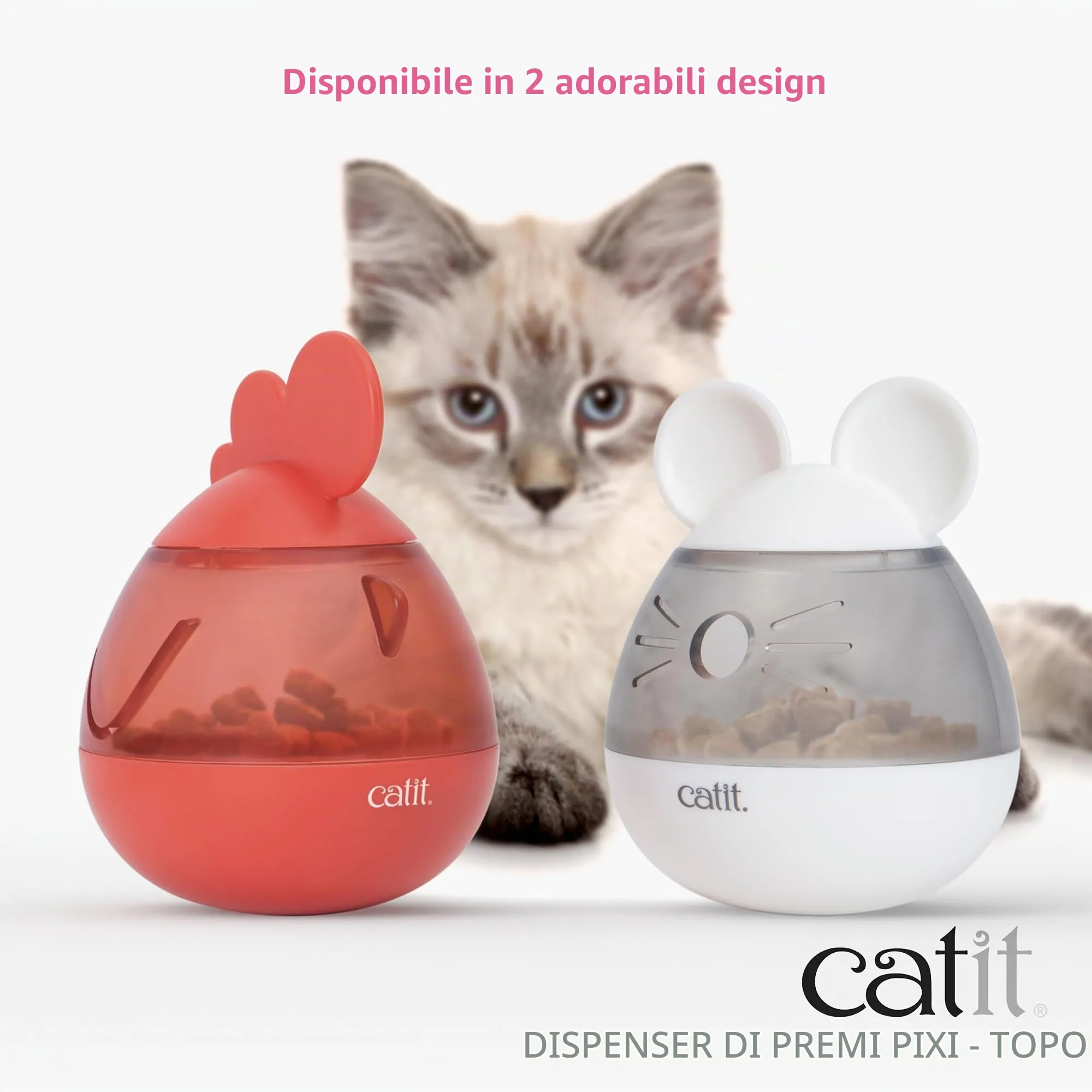 Catit PIXI Treat Dispenser Interactive Cat Toy Mouse - immagine 11