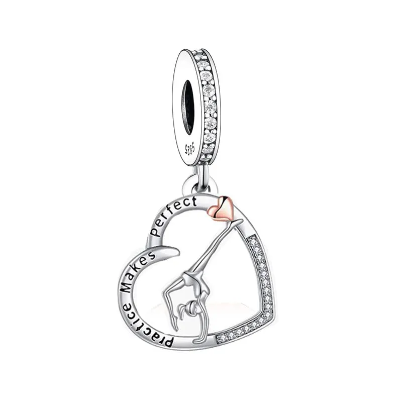 Mon & Sons Ciondolo in Argento Sterling 925 per Braccialetti Pandora Moments, 4mm - immagine 1