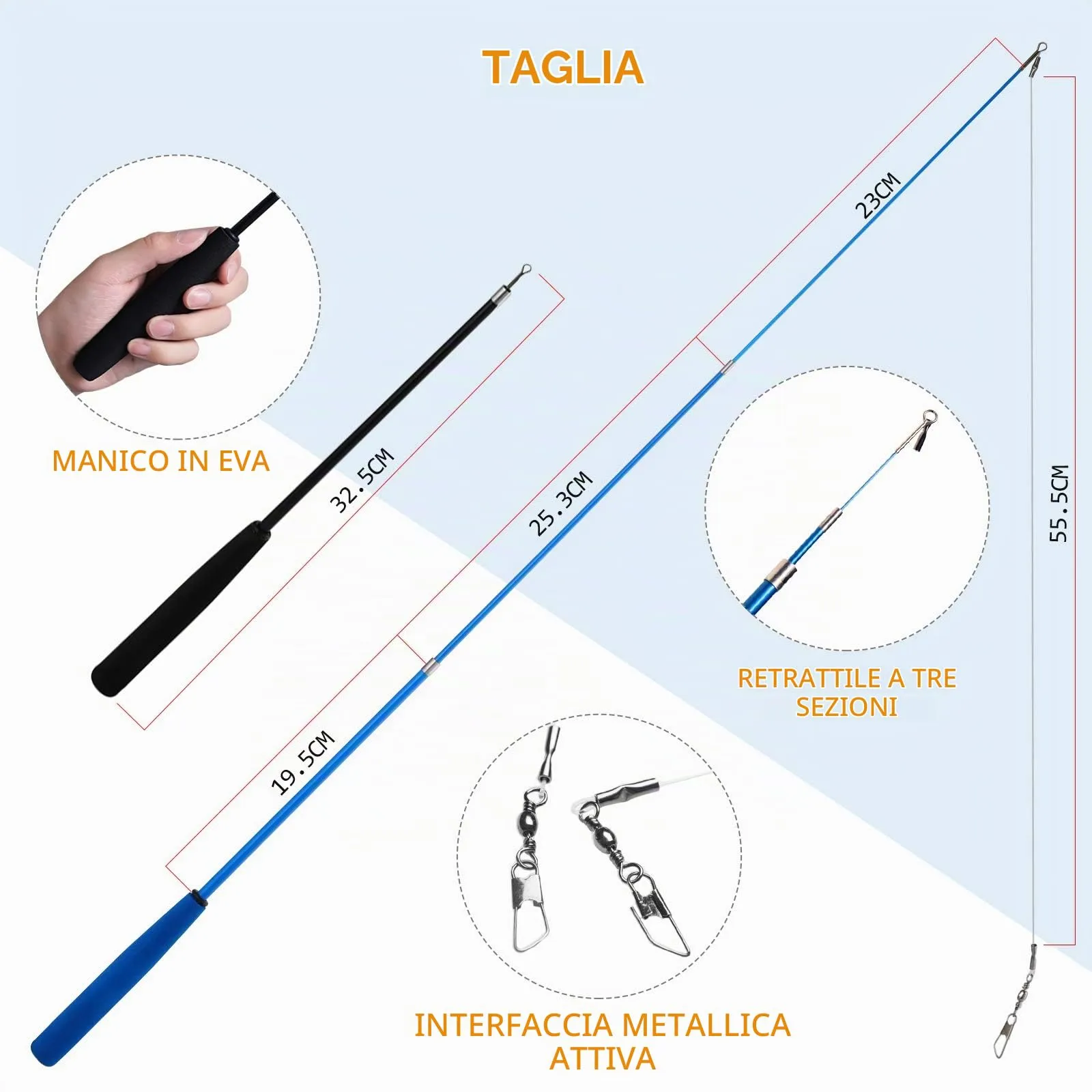 Hianjoo Giochi con Piume per Gatto, 12 Pezzi - immagine 3