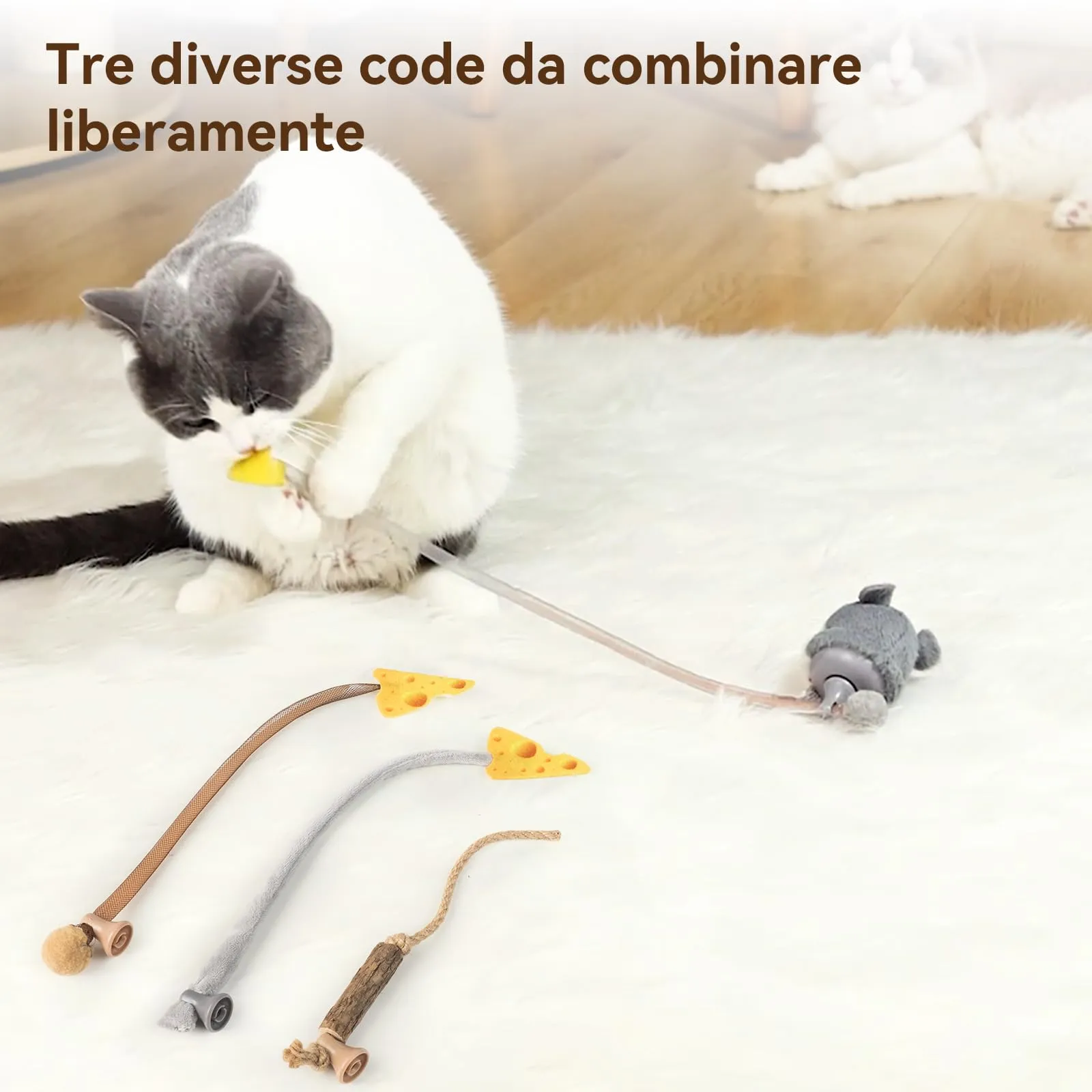 Migipaws Code di ricambio per giocattoli Migimouse, confezione da 3, intercambiabili e resistenti - immagine 4