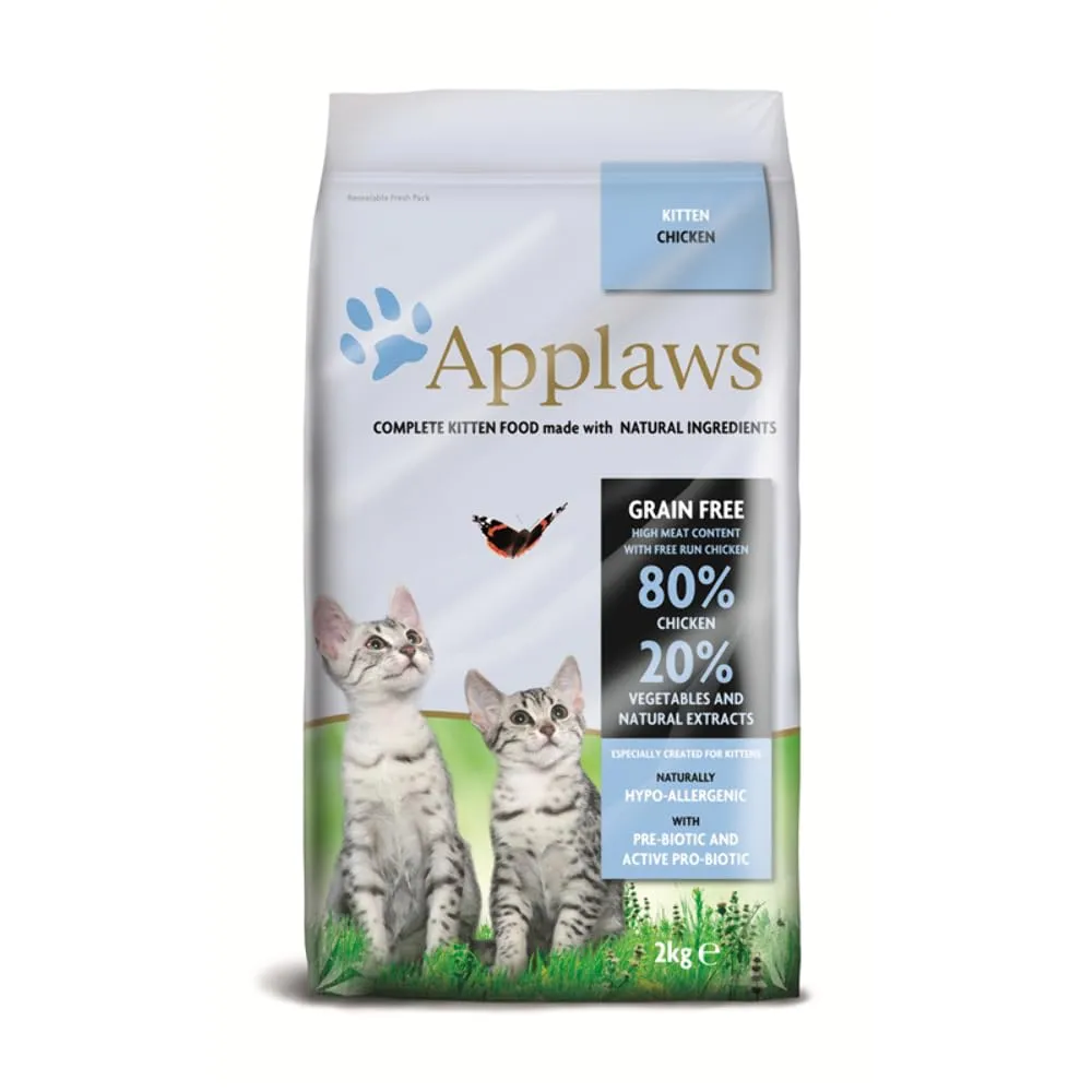 Applaws Alimento Completo per Gattini Senza Cereali al Pollo, 2 kg - immagine 5