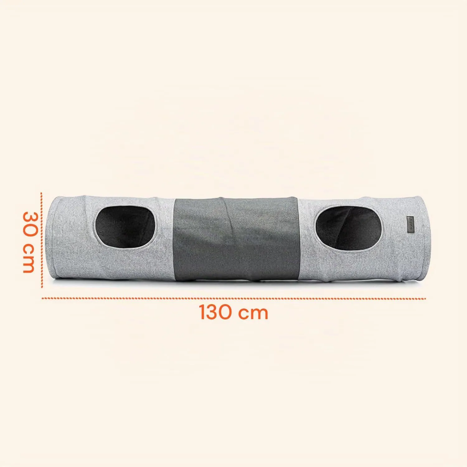Avilia Tunnel per Gatti con Pallina, 30x130 cm - immagine 9