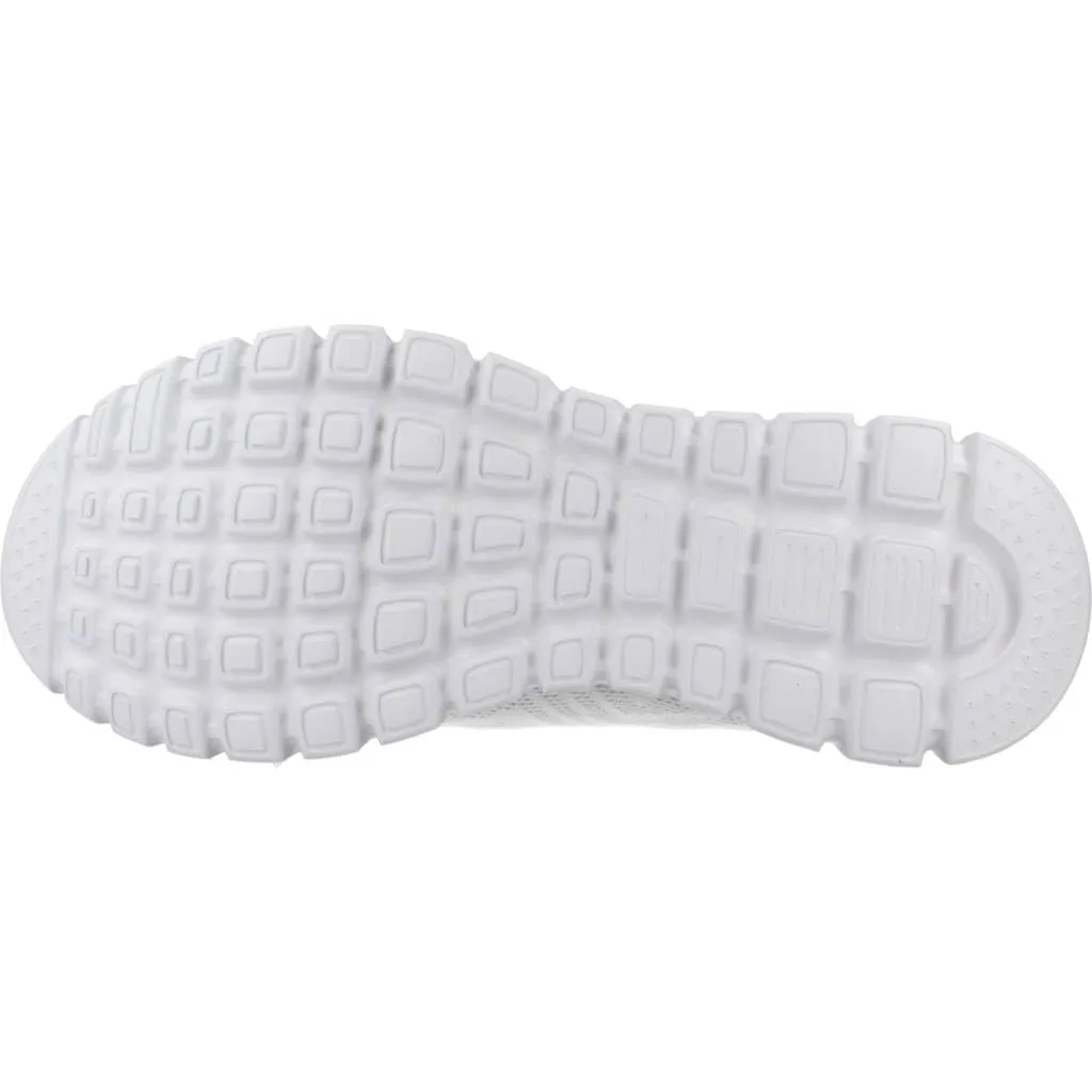Skechers Women's Graceful Get Connected White Mesh/Silver Trim, 35 EU - immagine 6