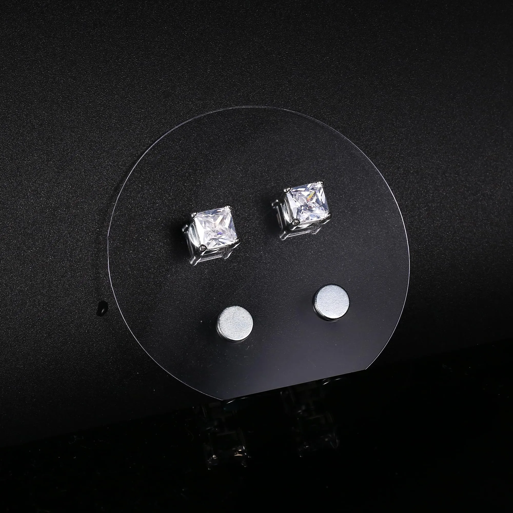 YADOCA Orecchini Magnetici Uomo in Acciaio Inossidabile, 4 Paia - immagine 5