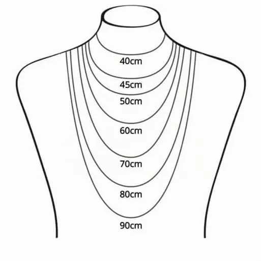 Aka Gioielli Collana in Argento Sterling 925 Rodiato Maglia Grumetta Cubana 3 mm, 70 cm - immagine 7