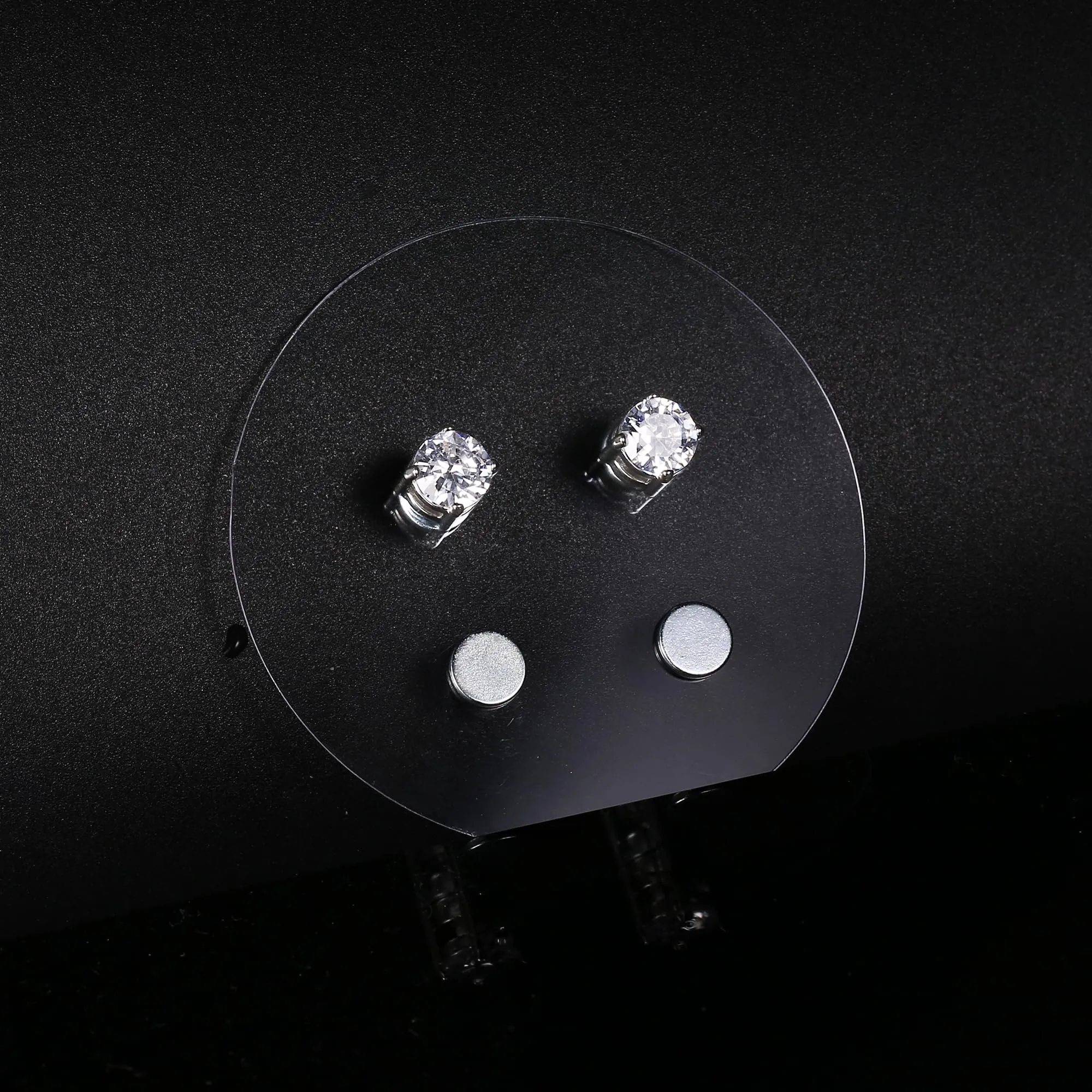 YADOCA Orecchini Magnetici Uomo in Acciaio Inossidabile, 4 Paia - immagine 5