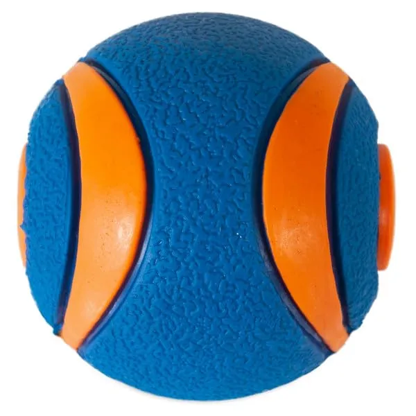 ChuckIt! Ultra Squeaker Ball in gomma resistente, compatibile con ChuckIt! Launcher, confezione da 3, media - immagine 3
