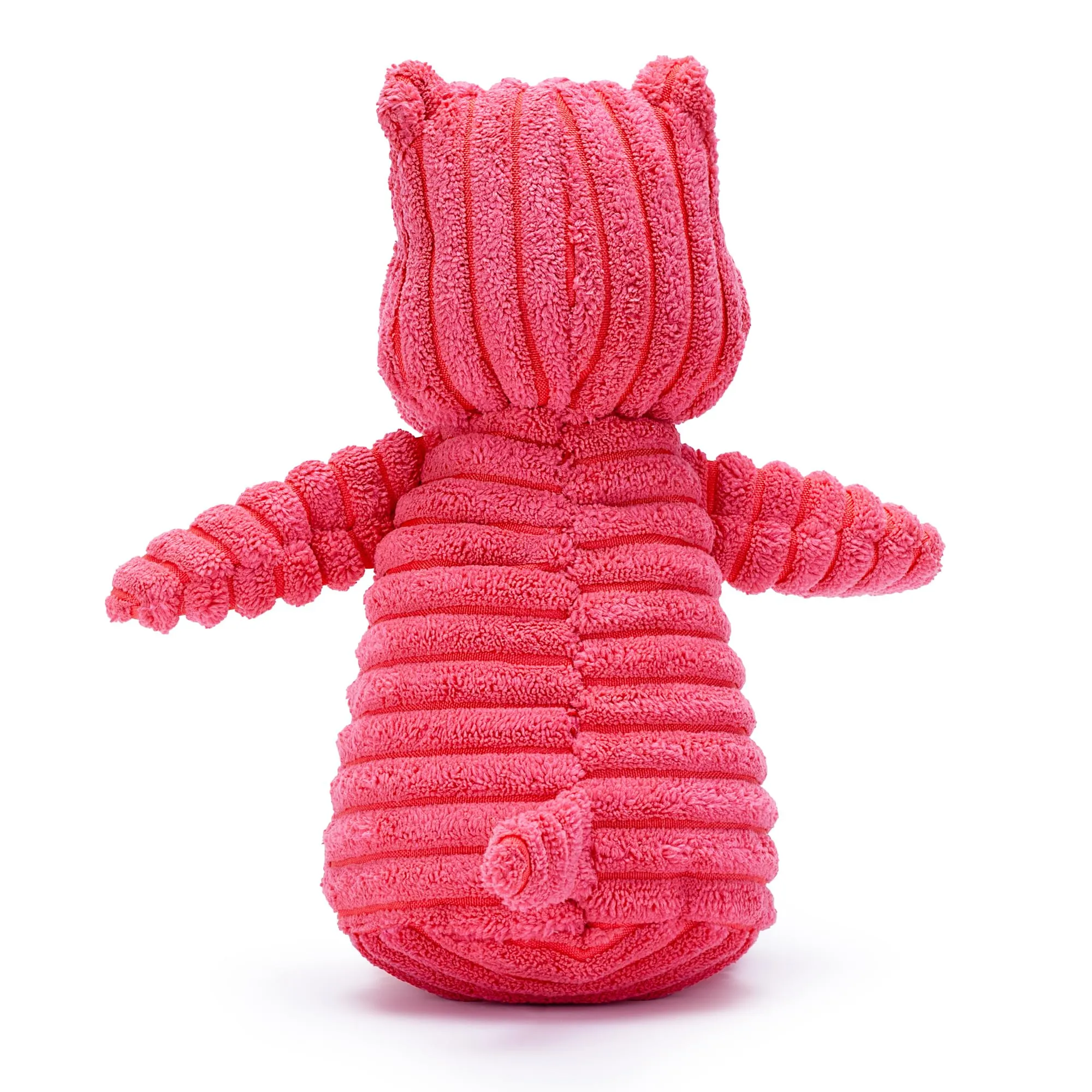 Zappi Co Ippopotamo Rosa in Peluche con Design a Forma di Drago e Squeaker - immagine 4