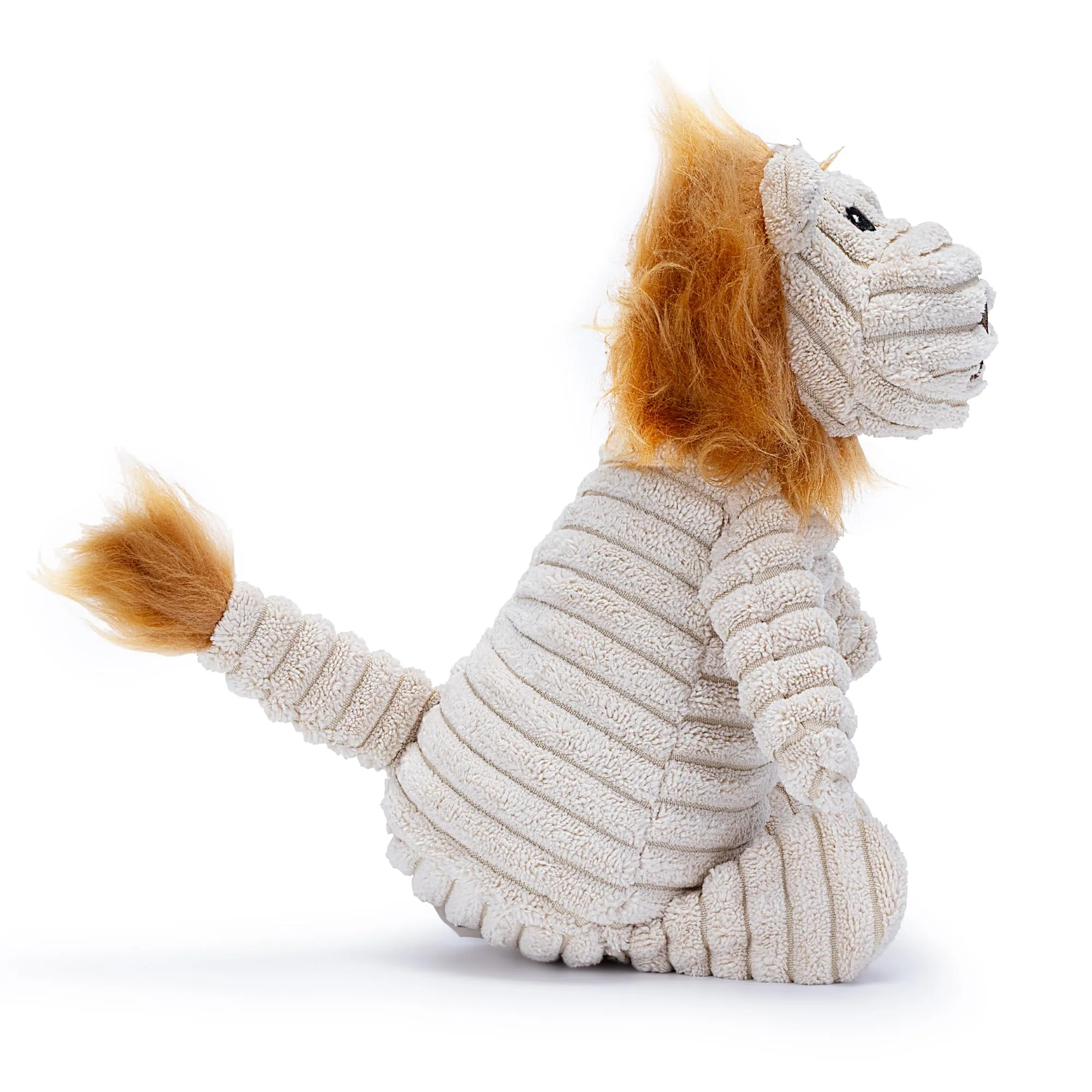 Zappi Co Leone marrone in peluche con squeaker per cani di piccola/media taglia - immagine 3