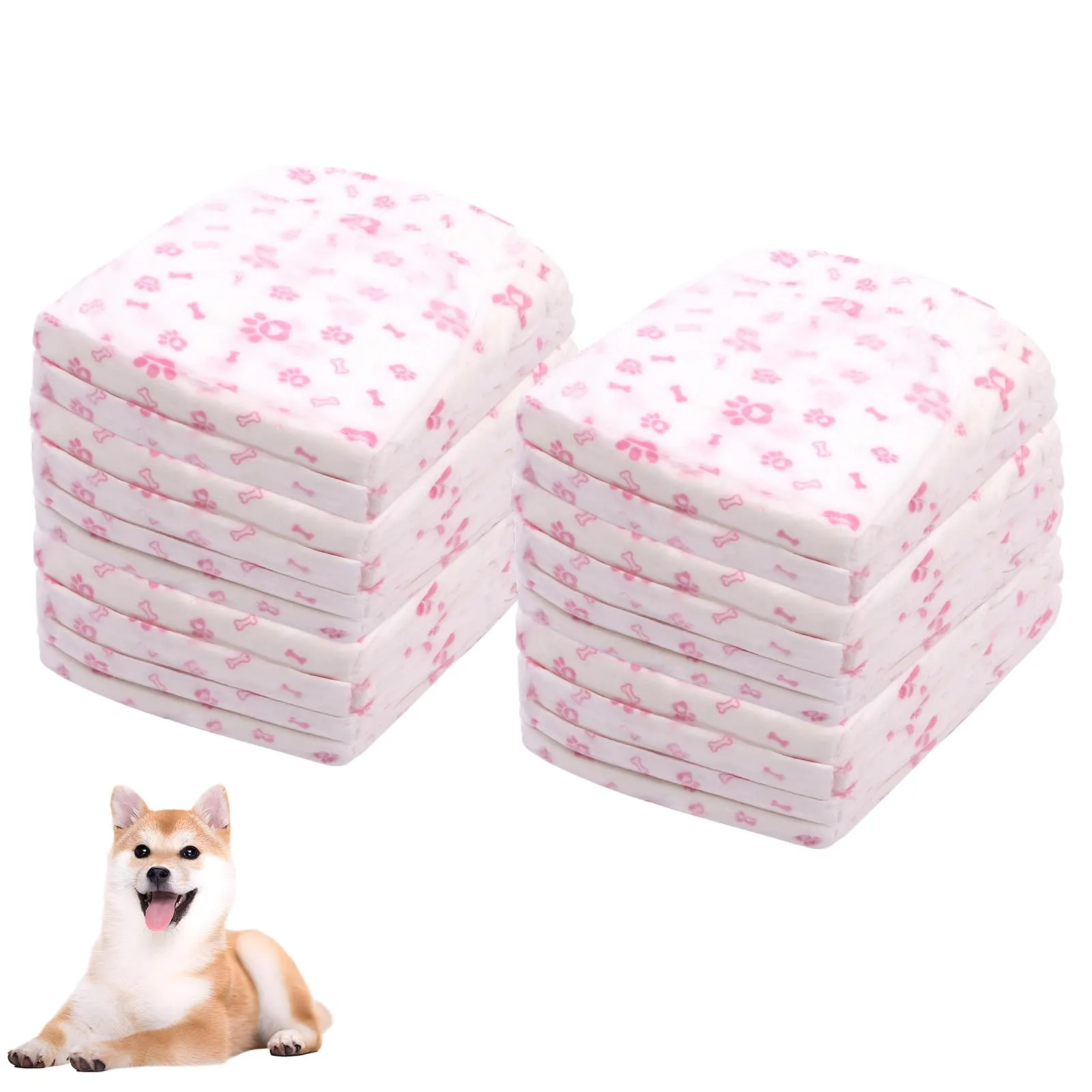 AUYAO Pannolini Monouso per Cani con Indicatore di Umidità e Patch Adesiva, XS, confezione da 20 - immagine 9