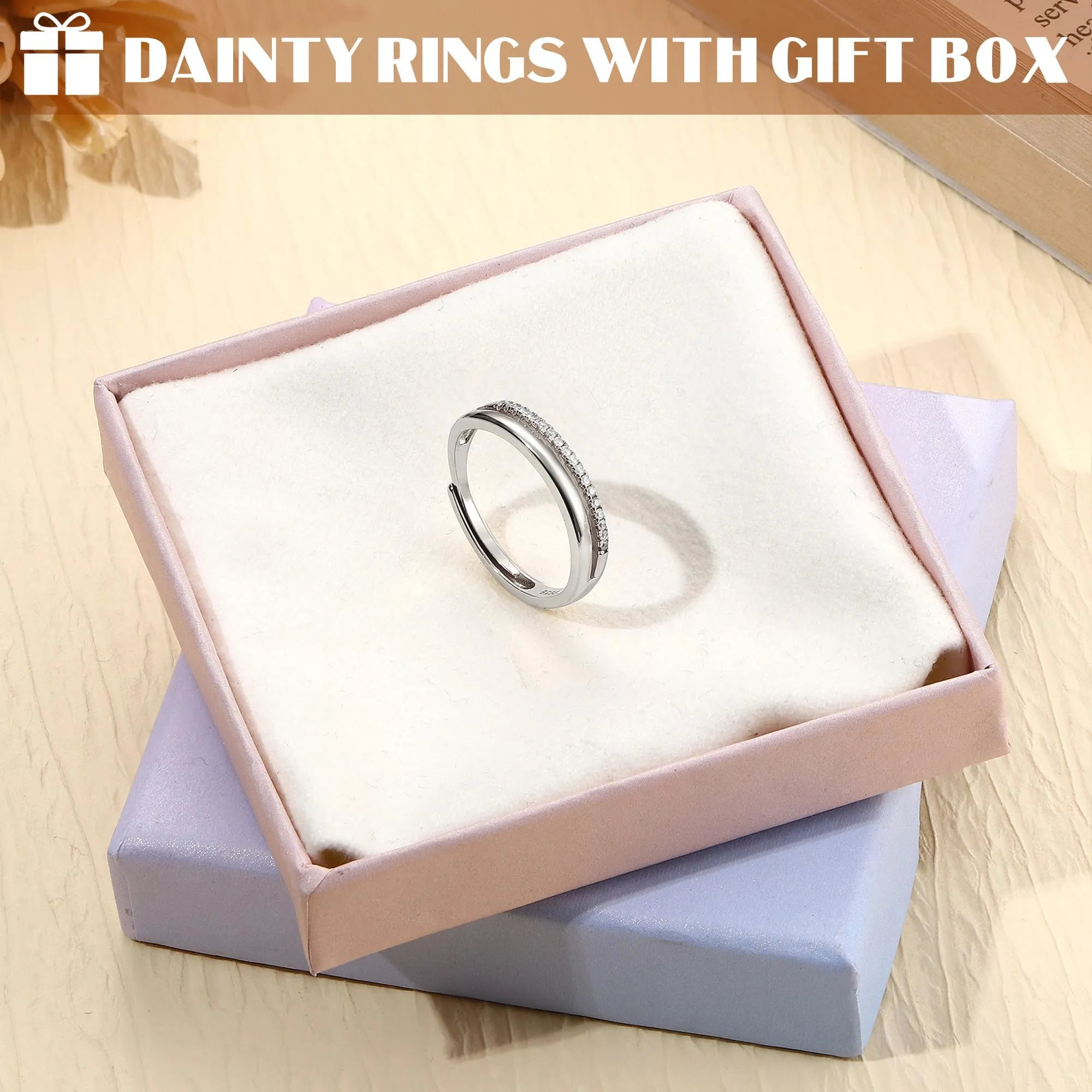 Adramata Anello Donna in Argento 925 Regolabile - immagine 3