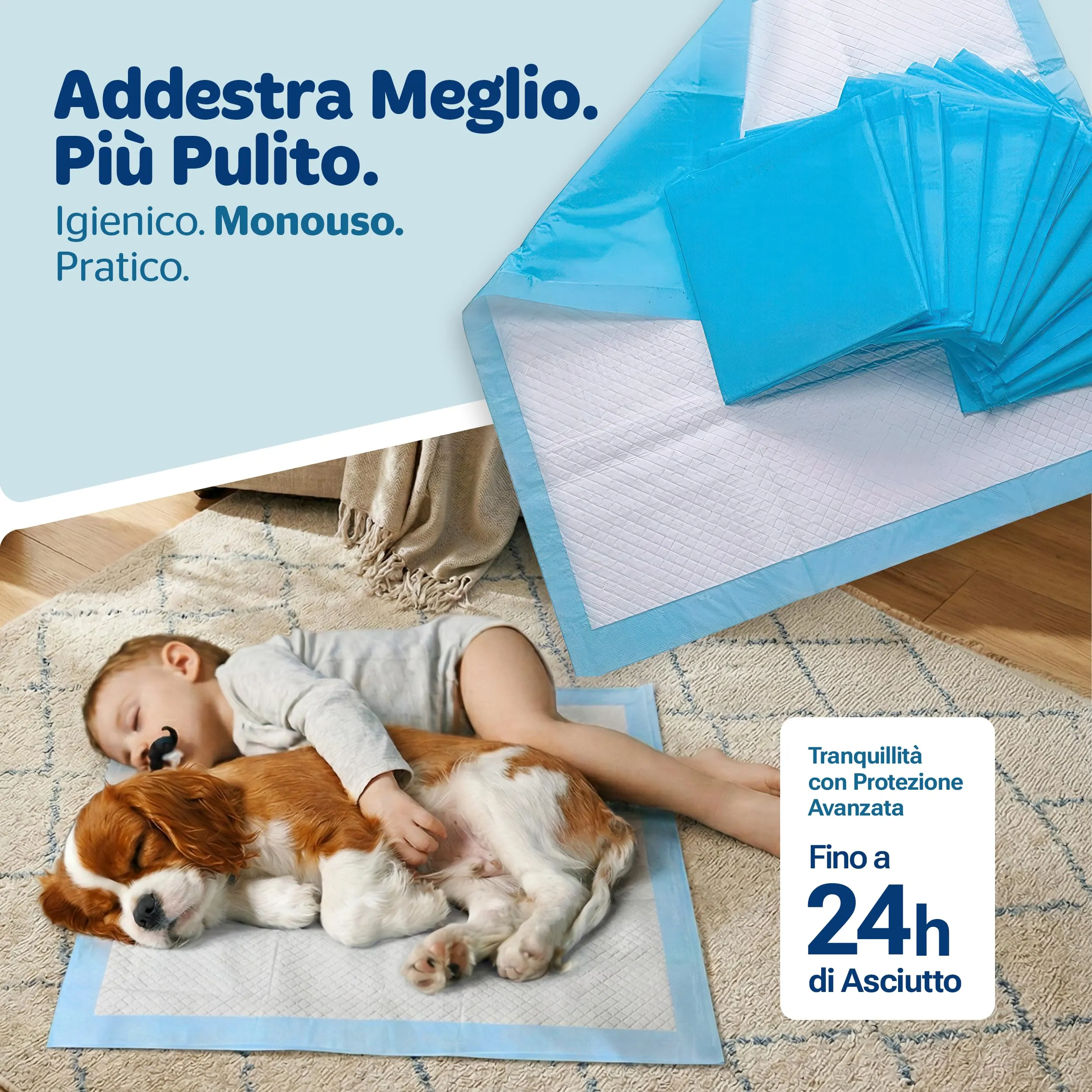 PORTENTUM Traversine per cani, 60x45 cm, 100 pezzi - immagine 6