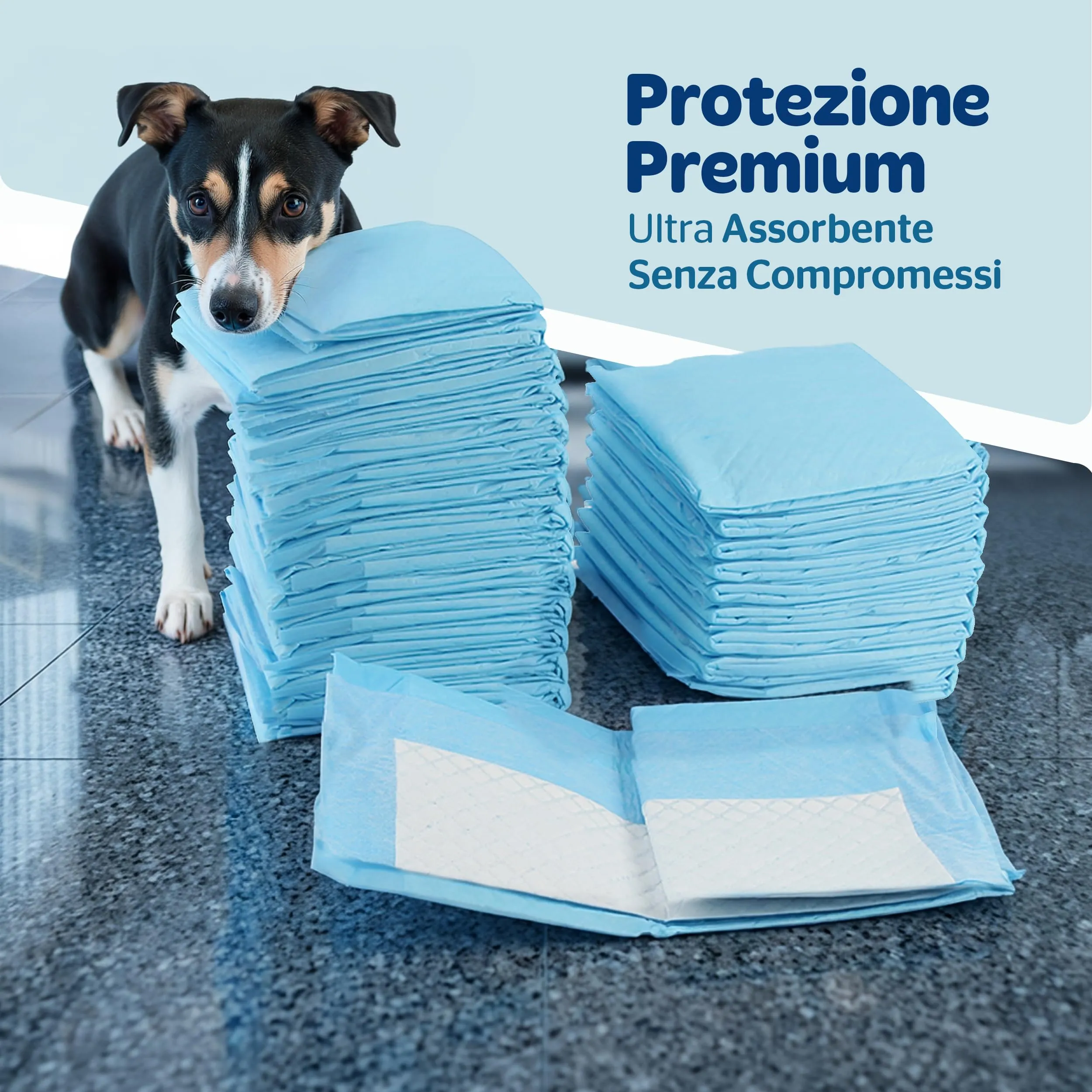 PORTENTUM Traversine per cani 60x45 cm, 50 pezzi - immagine 2
