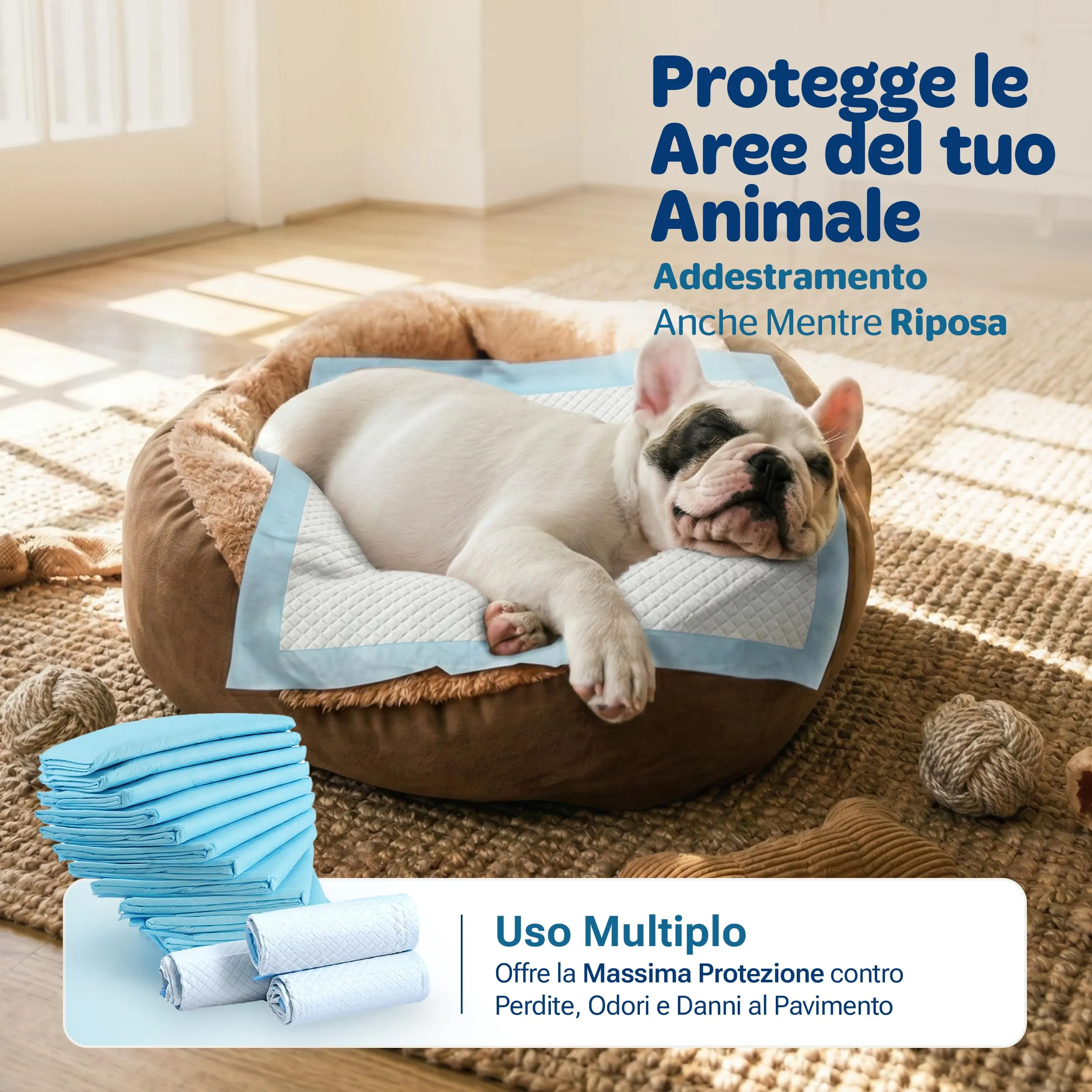 PORTENTUM Traversine per cani 60x45 cm, 50 pezzi - immagine 4