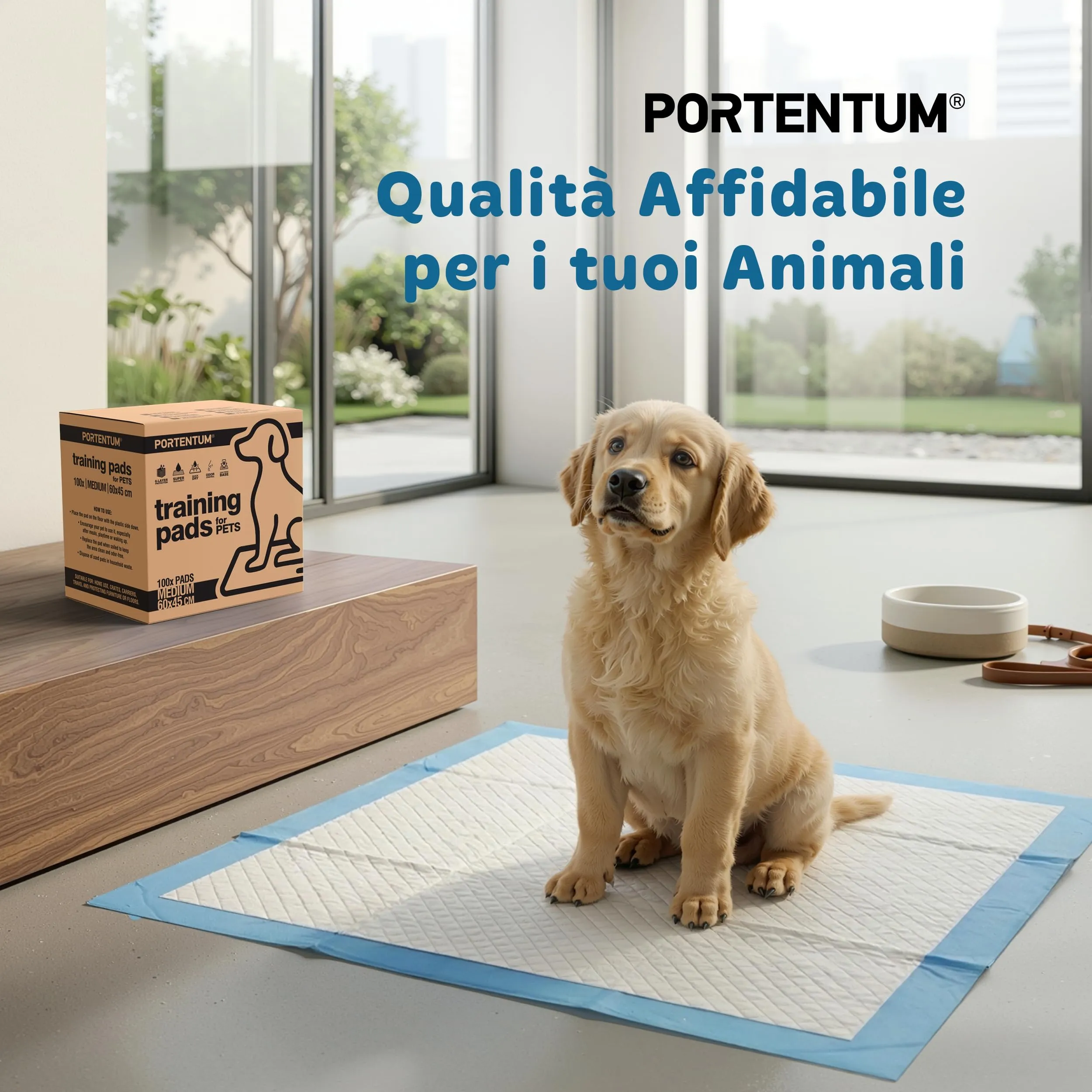 PORTENTUM Traversine per cani 60x45 cm, 50 pezzi - immagine 10