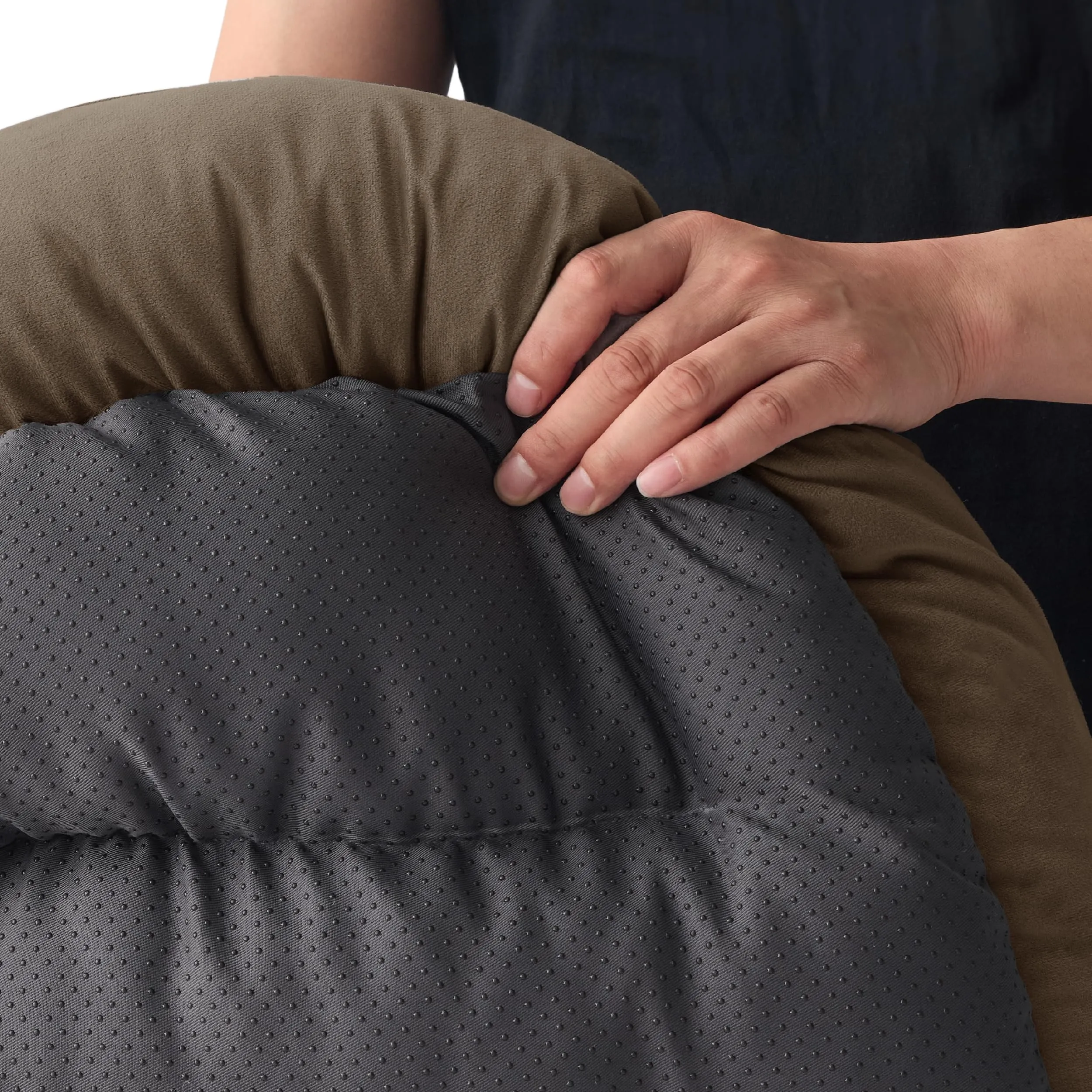 Bedsure Cuccia Cani Rettangolare Lavabile con Fondo Antiscivolo, 63,5 x 53 cm, Marrone - immagine 4