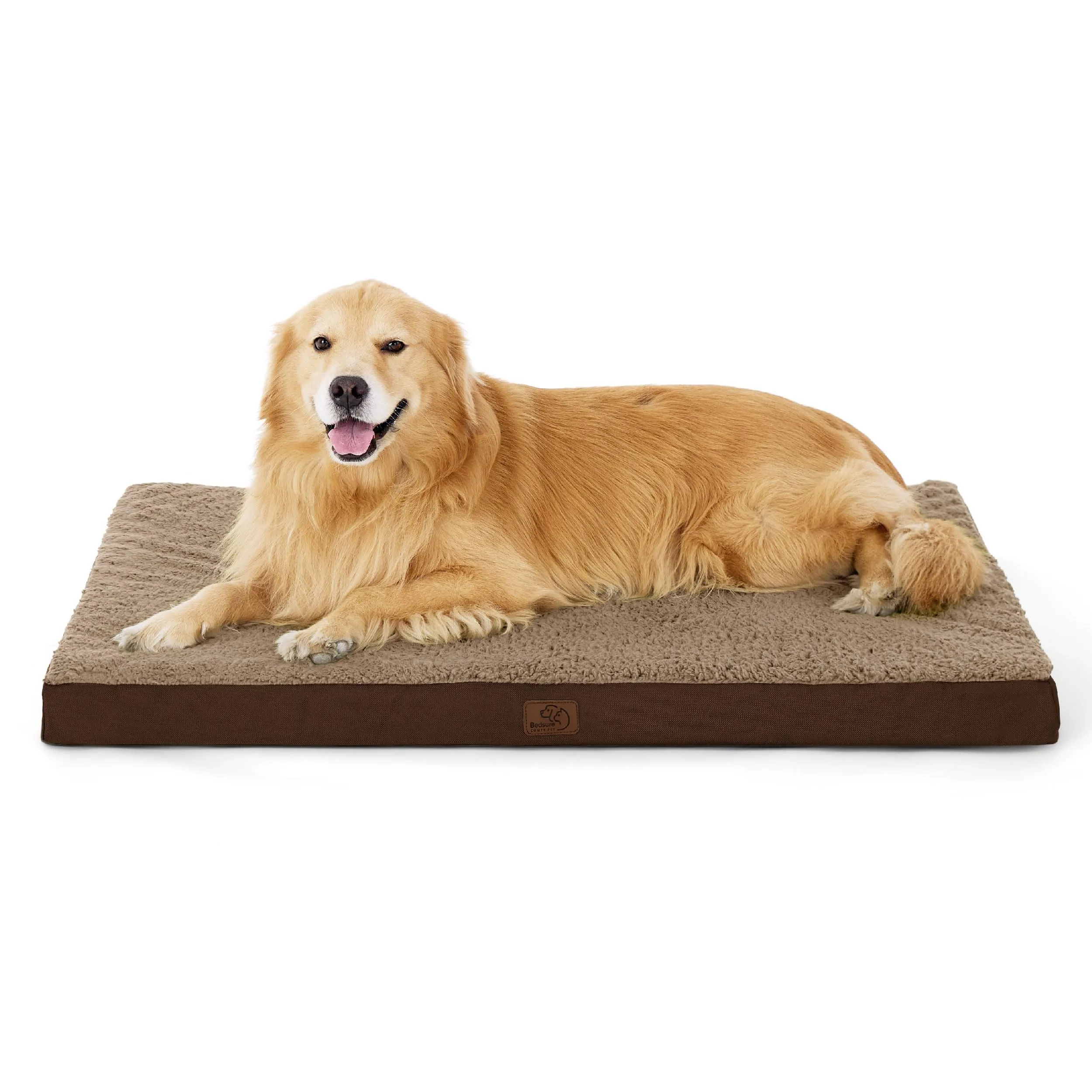Bedsure Cuccia Cane Sfoderabile Lavabile, 112x81 cm, Marrone - immagine 1