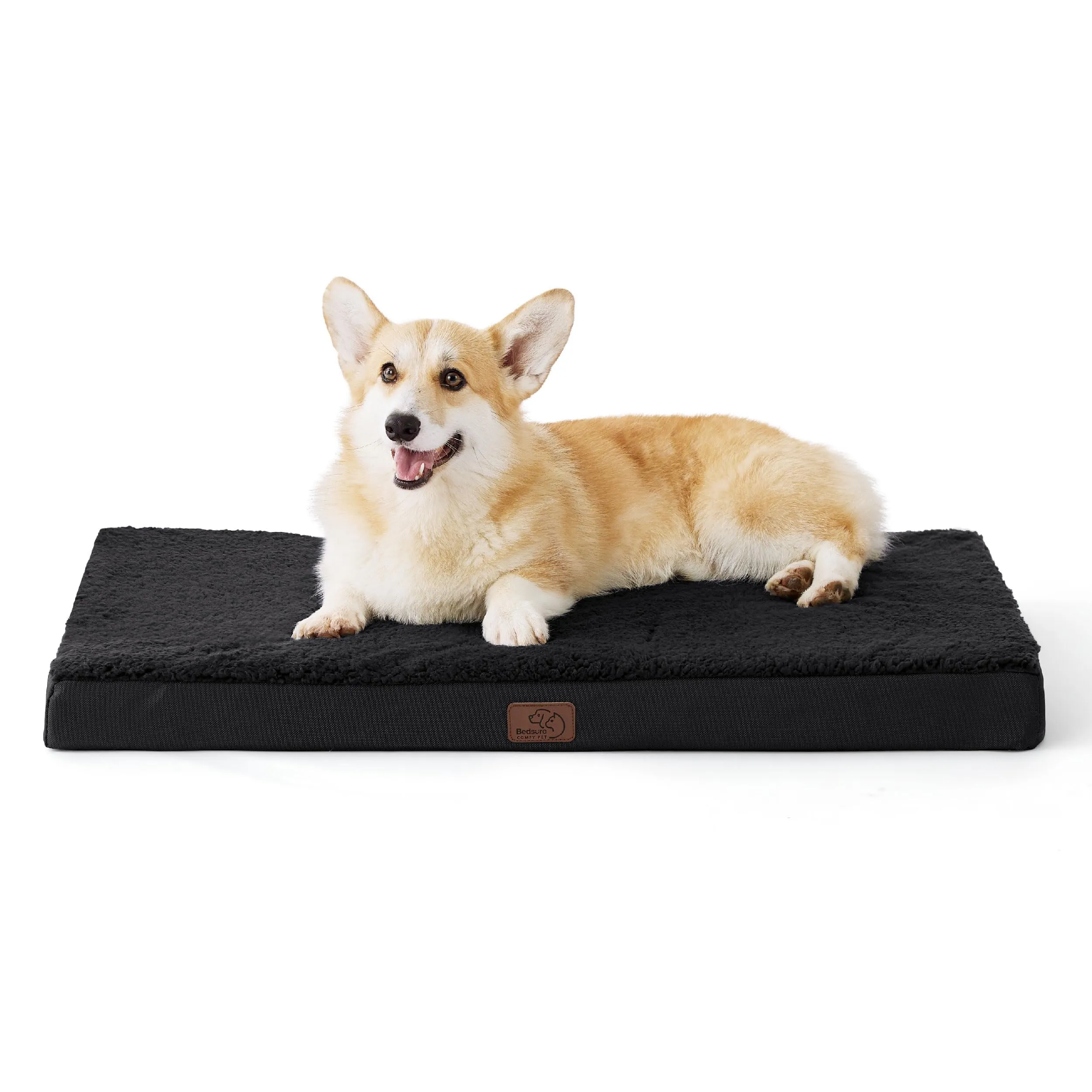 Bedsure Cuccia Cane Sfoderabile e Lavabile, 89x56 cm, Nero - immagine 1