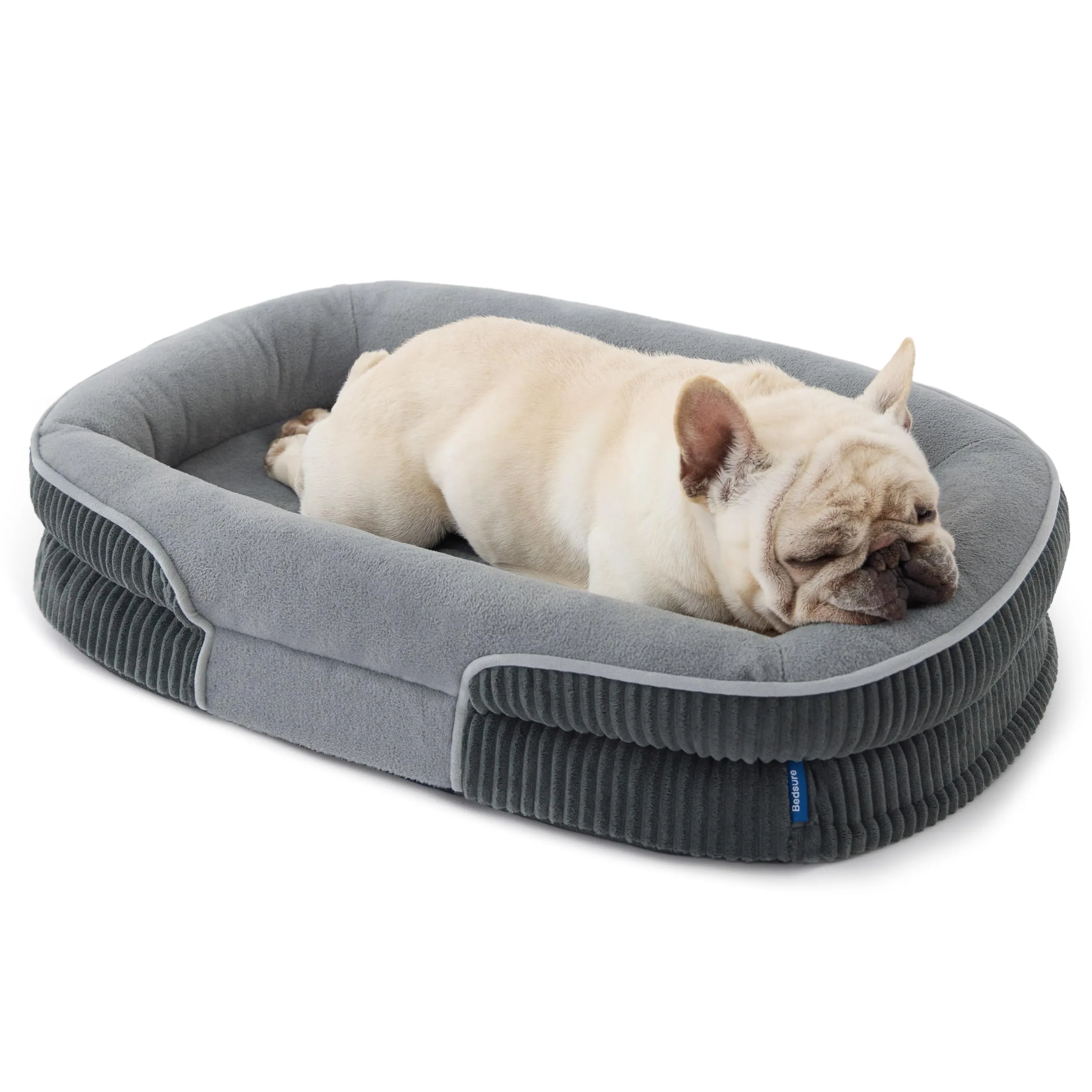 Bedsure Cuccia Ortopedica per Cane, 76x51x16.5cm, Grigia - immagine 1