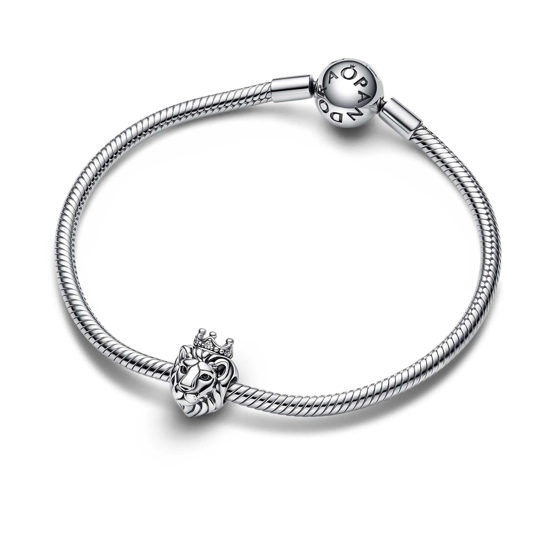 Pandora Moments Ciondolo Leone in Argento Sterling con Zirconia Cubica Trasparente - immagine 4
