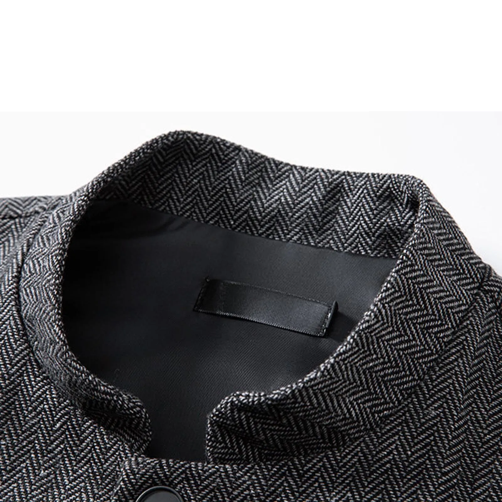 Generisch Gilet da uomo slim fit grigio, M - immagine 7