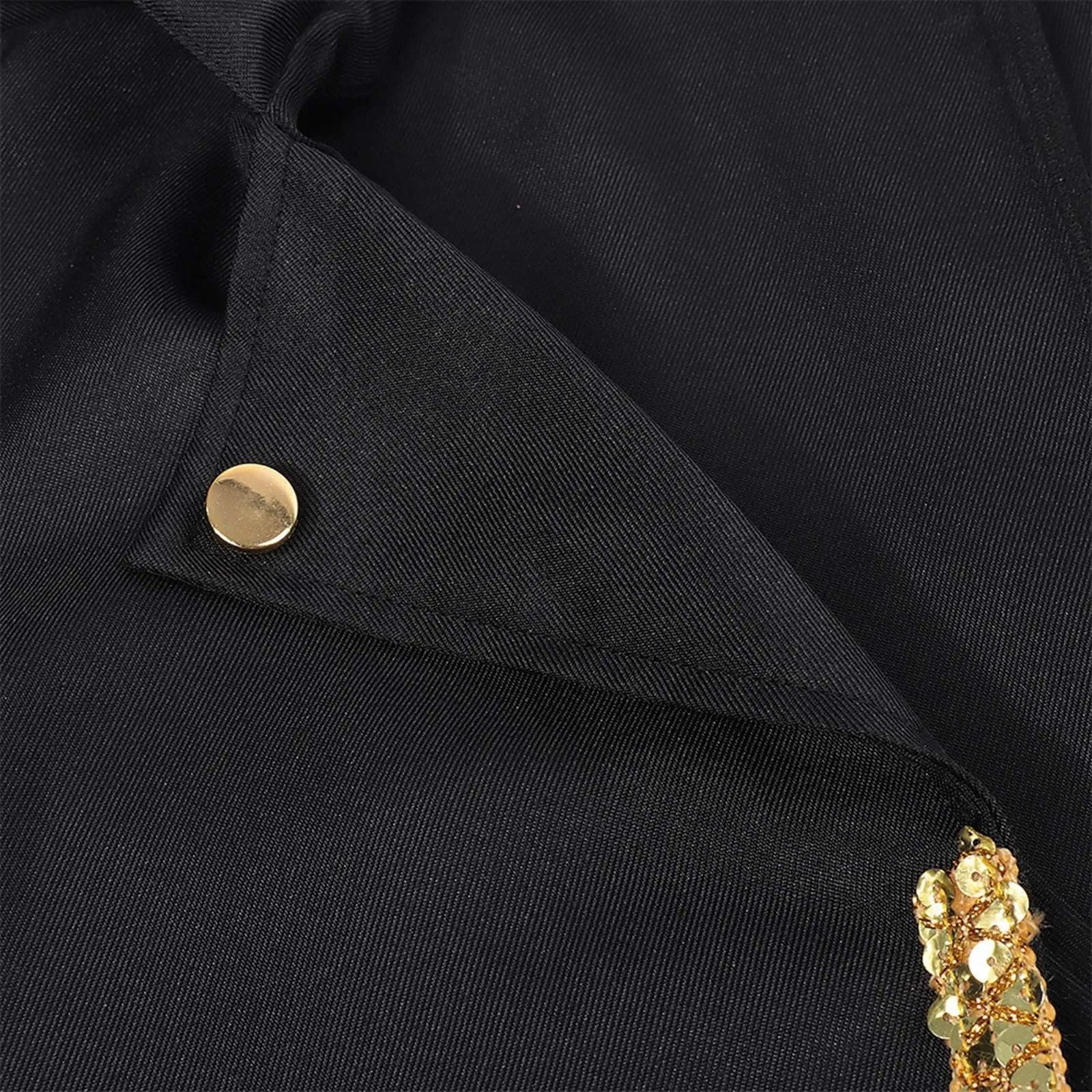 Duohropke Giacca da uomo vittoriana steampunk gotico, 02 nero, XL - immagine 5