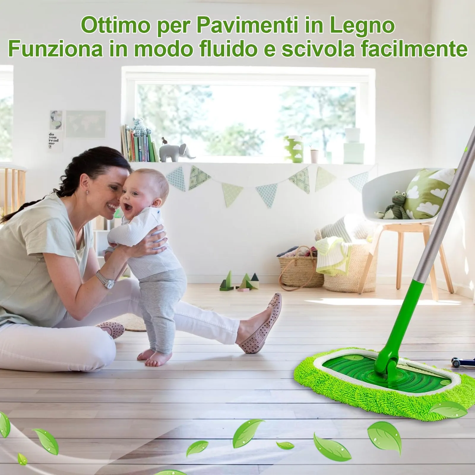 Dictien Cuffiette in Microfibra per Swiffer, 16 Pezzi, Uso Umido e Secco - immagine 7