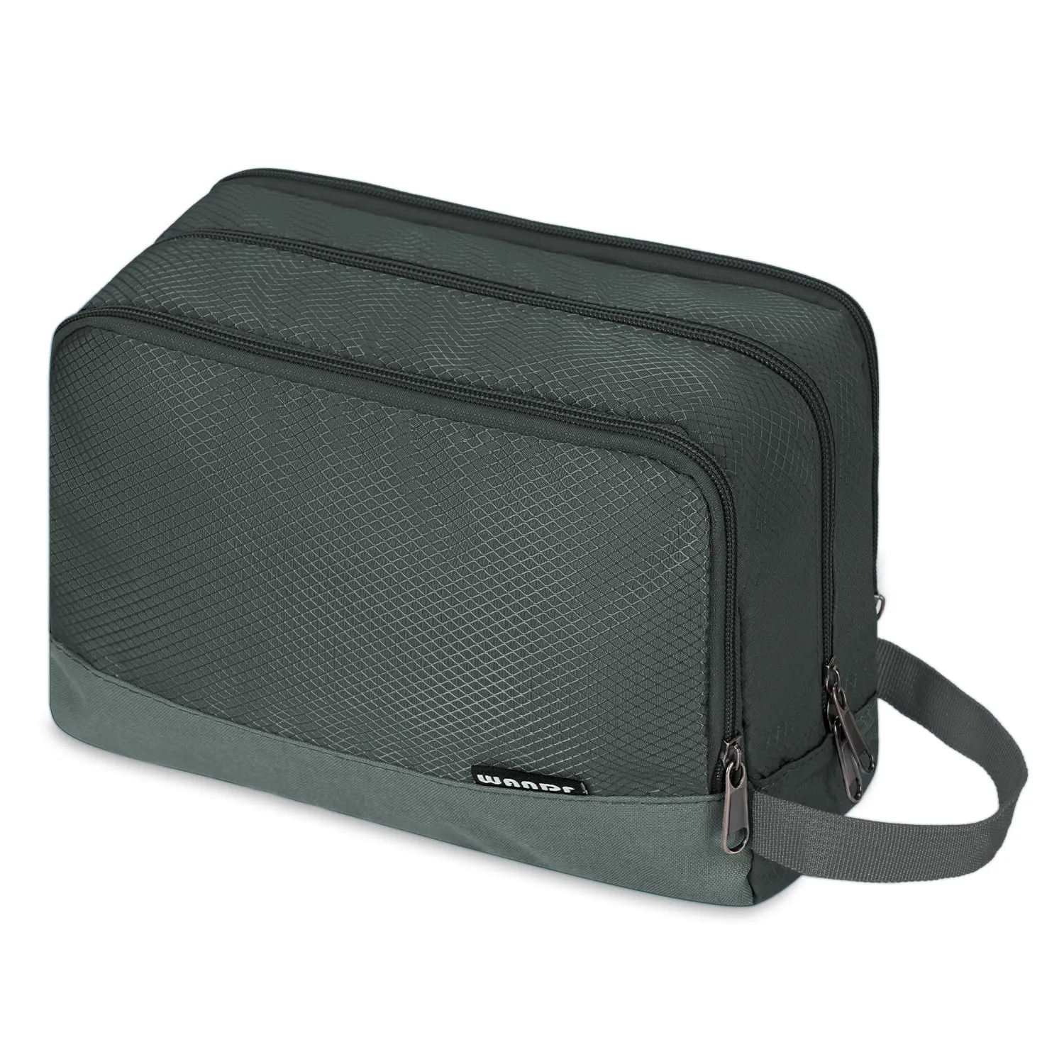 WANDF Cosmetic Toiletry Bag for Men & Women, A-Pure Grey - immagine 1