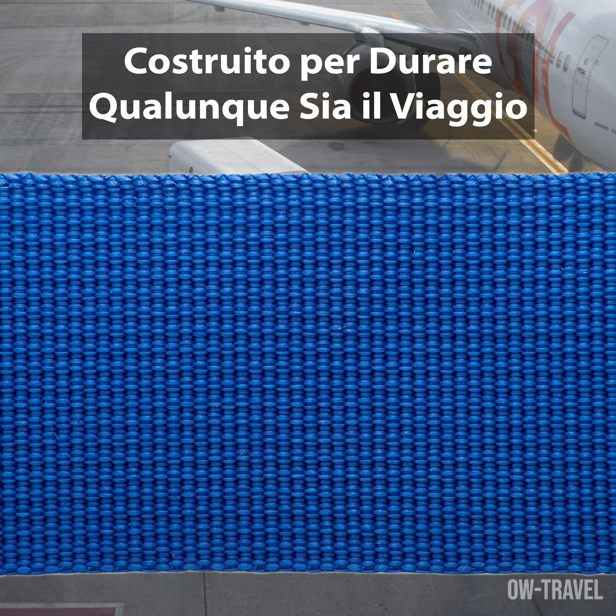 OW-Travel Cinghia per Valigia TSA, Blu Scuro - immagine 7