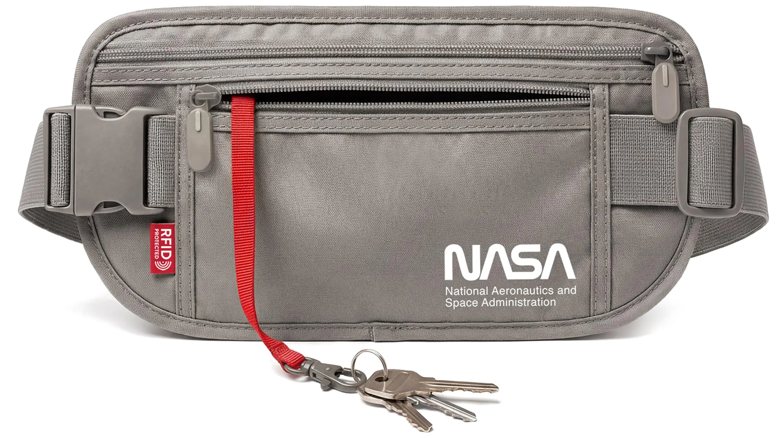 American Logic NASA Marsupio Ultrapiatto RFID Lunar Grey - immagine 1