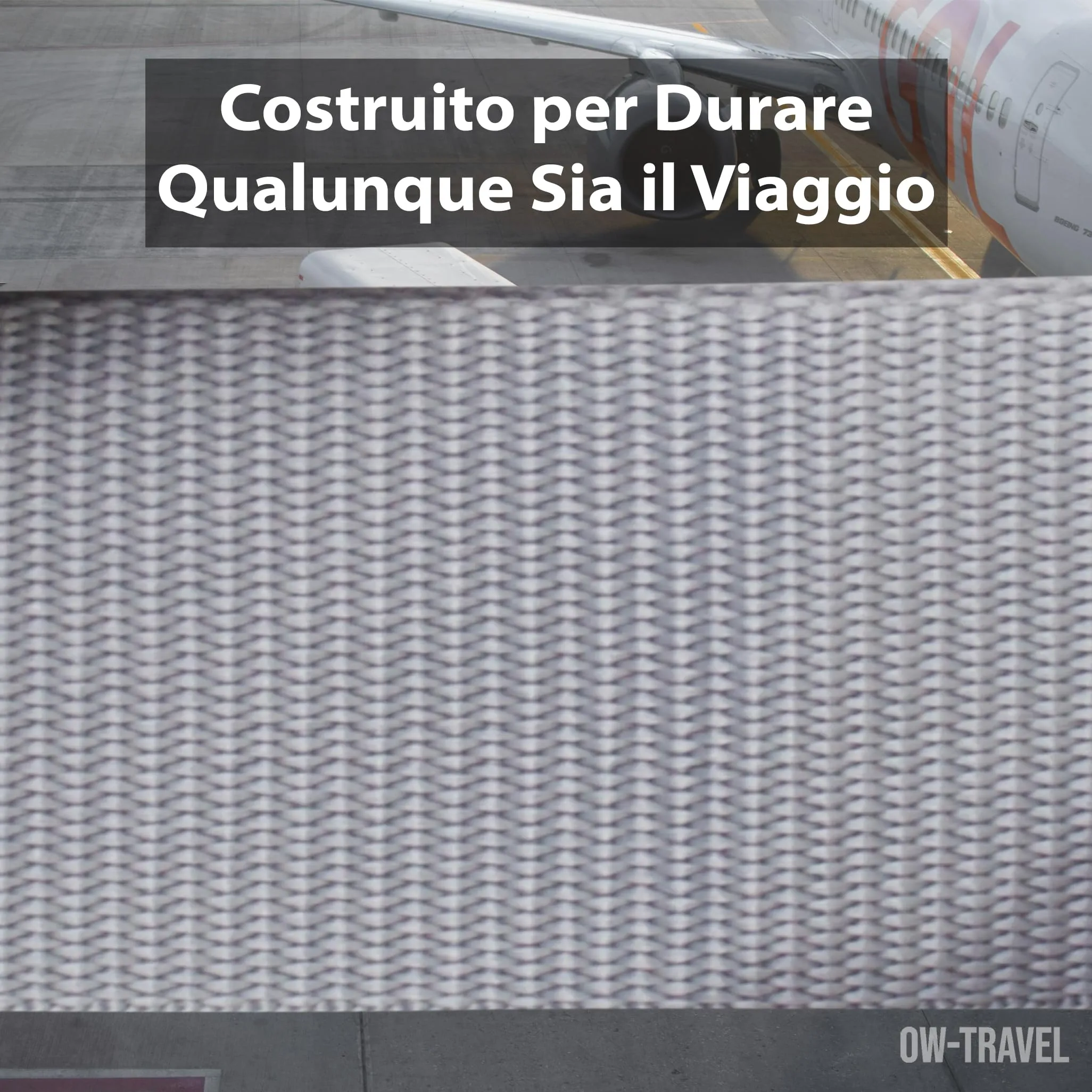 OW-Travel Cinghia per Valigia TSA con Chiusura, Grigio - immagine 7