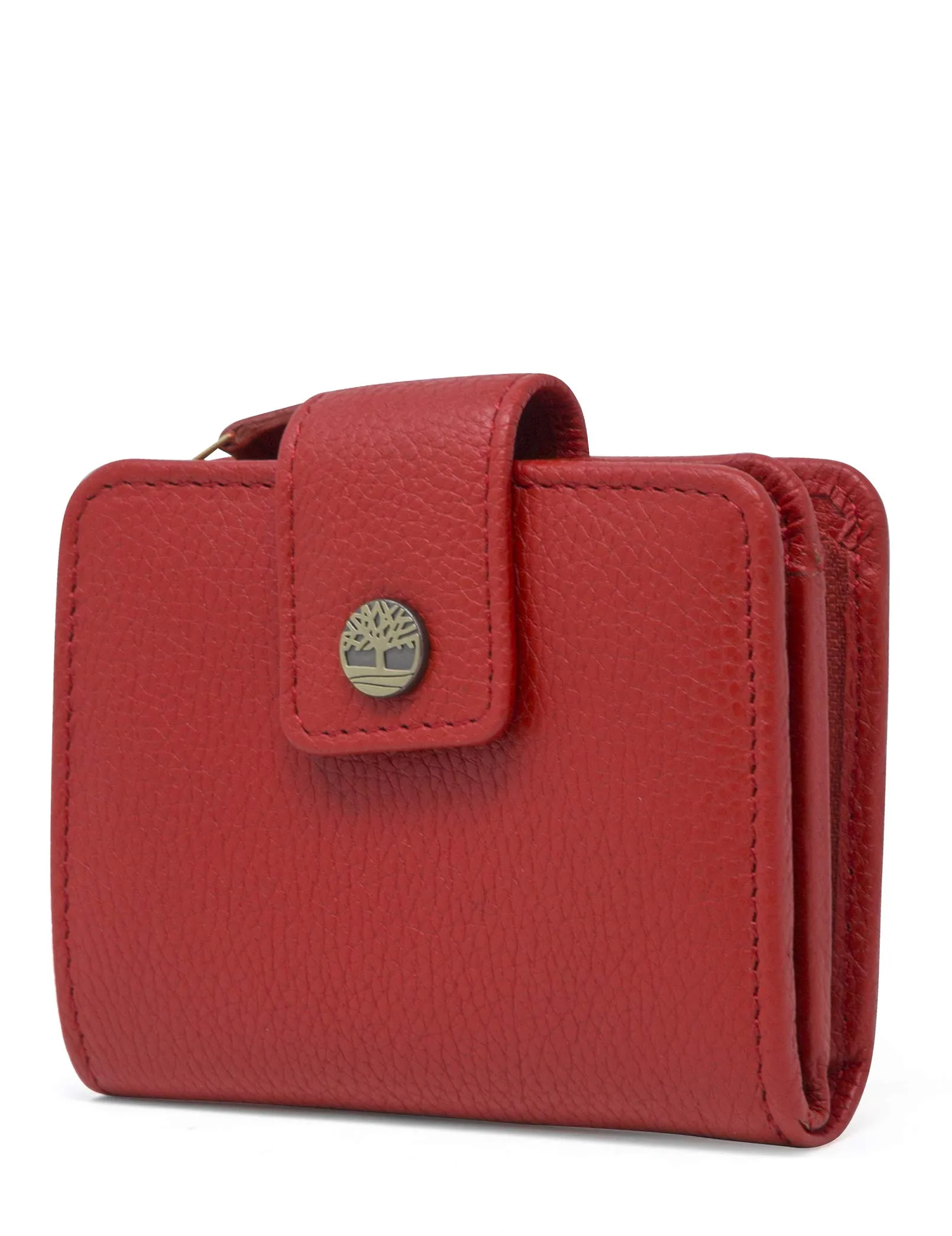 Timberland Portafoglio Donna in Pelle RFID Piccolo - Rosso/Escursione (Getaway Solids) - immagine 1