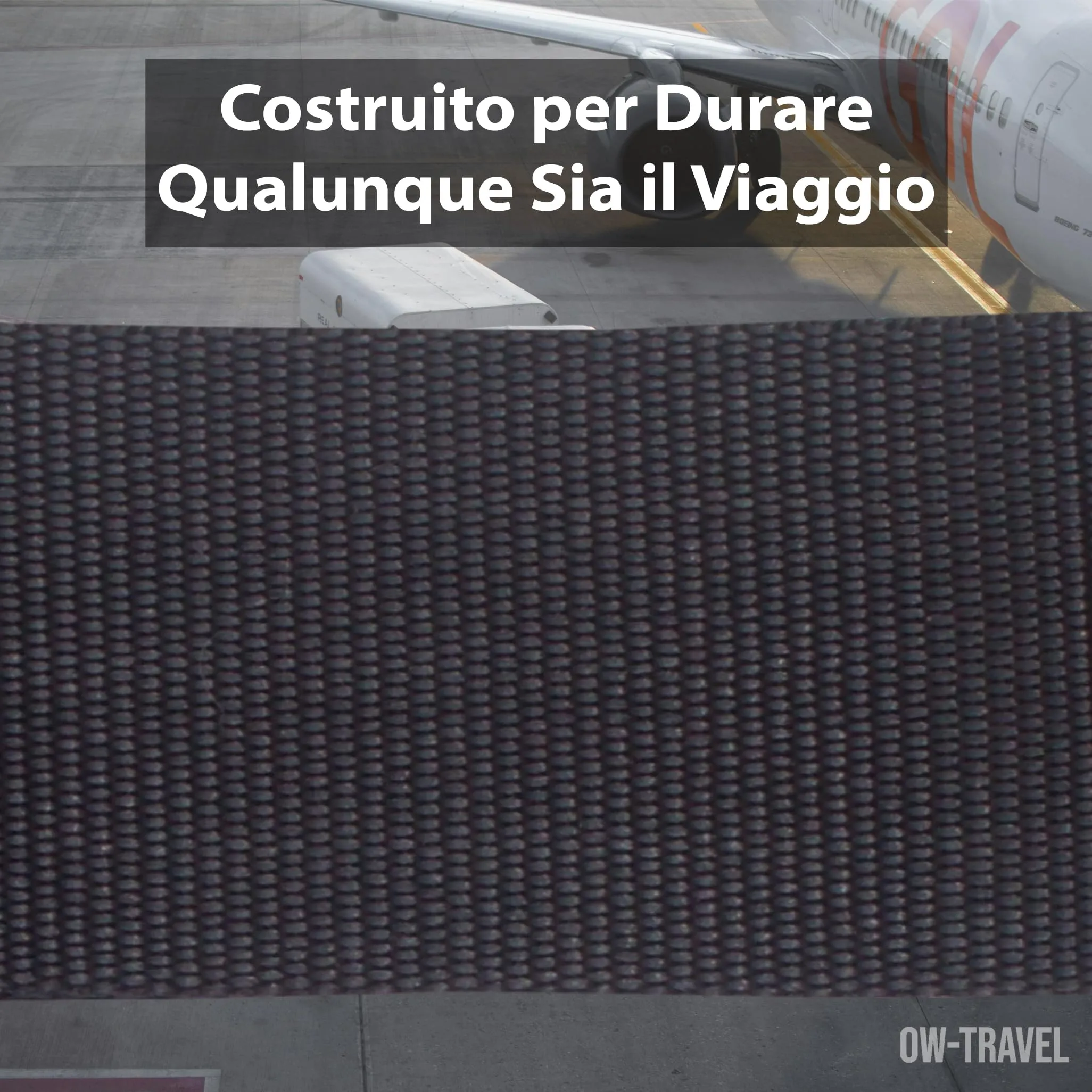 OW-Travel Cinghia per Valigia TSA con Chiusura, Nero - immagine 7