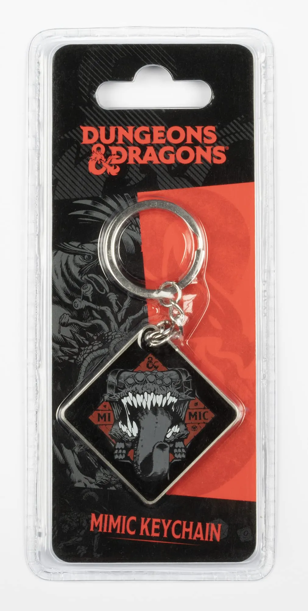 Konix Dungeons & Dragons Portachiavi Mimic - Nero e Rosso - immagine 2