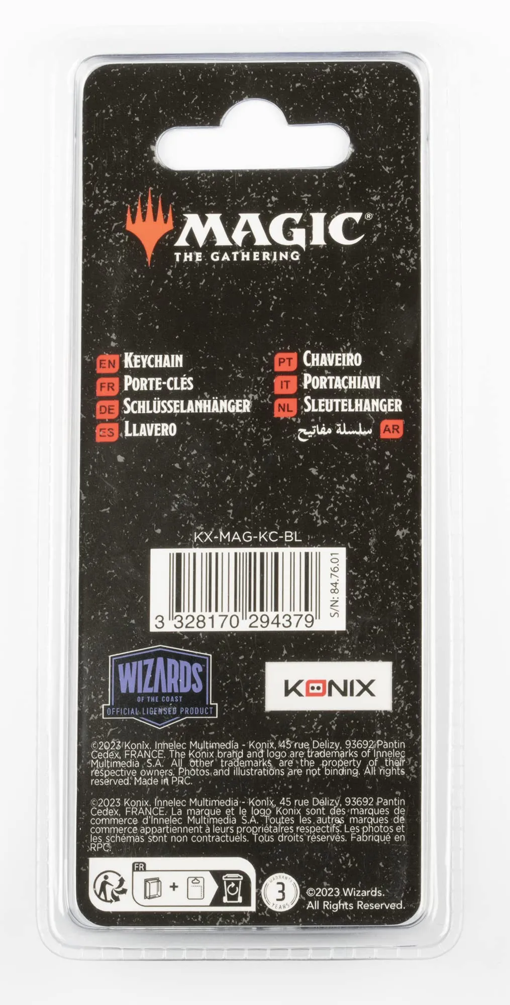 Konix Magic The Gathering Portachiavi - Mana Nero - immagine 3