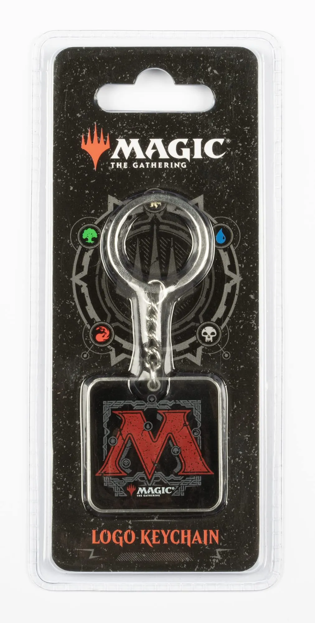 Konix Magic The Gathering Portachiavi Design Logo M - Nero e Rosso - immagine 2