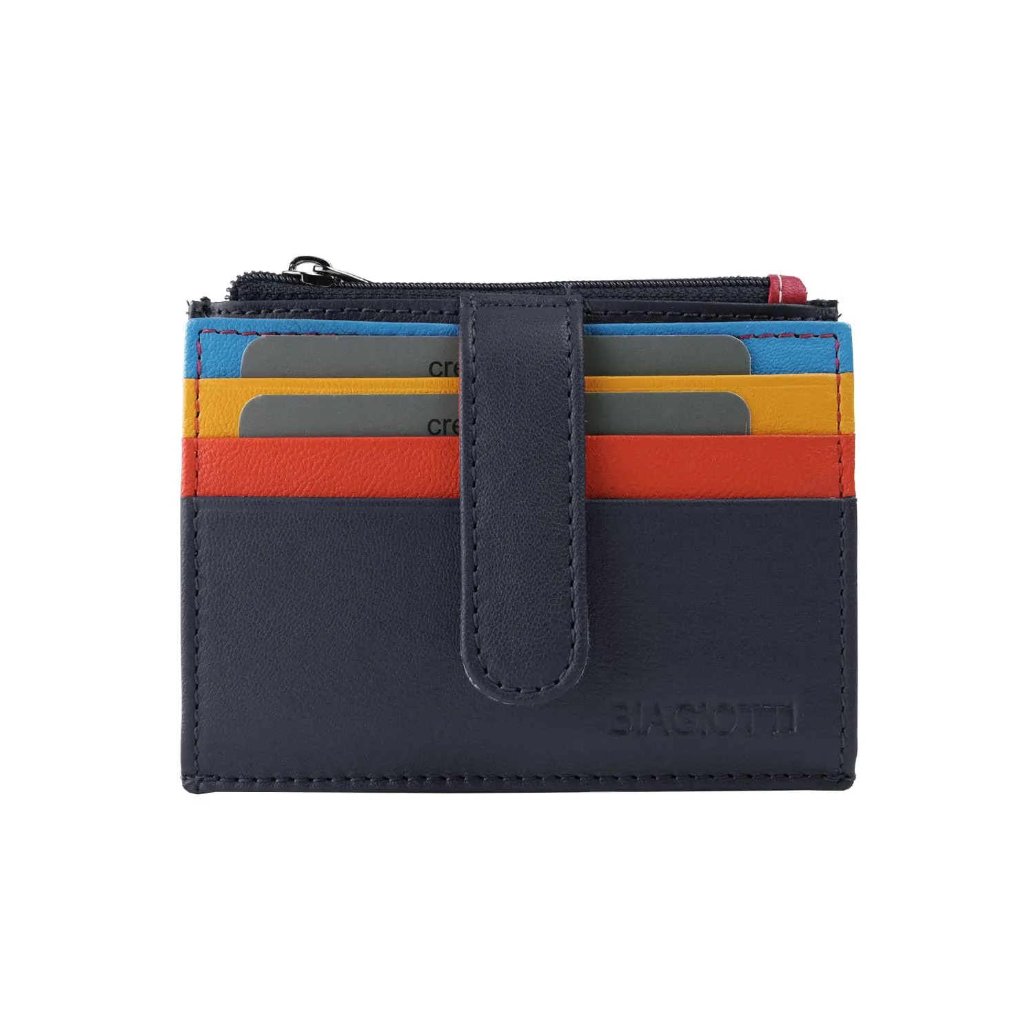 Laura Biagiotti Porta Carte di Credito in Vera Pelle Unisex - immagine 1