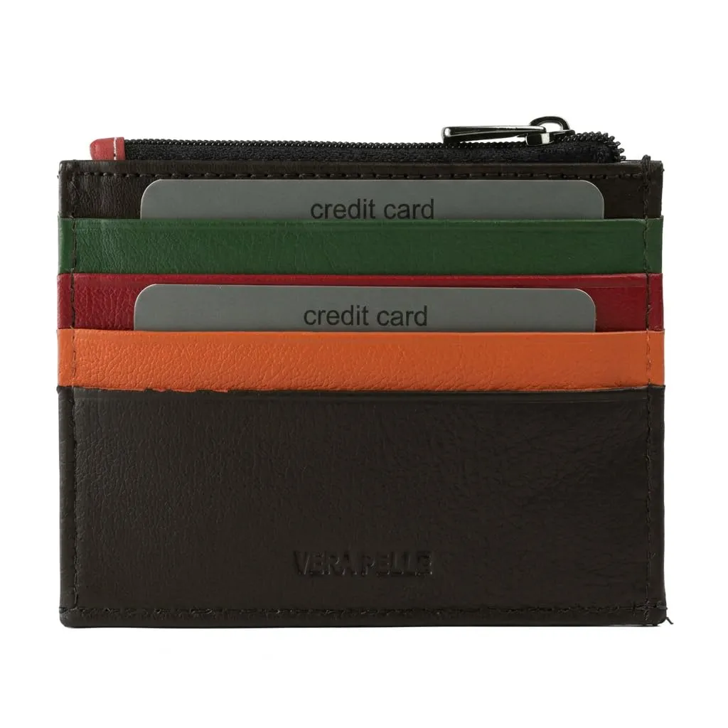 Laura Biagiotti Porta Carte di Credito in Vera Pelle Unisex - immagine 2