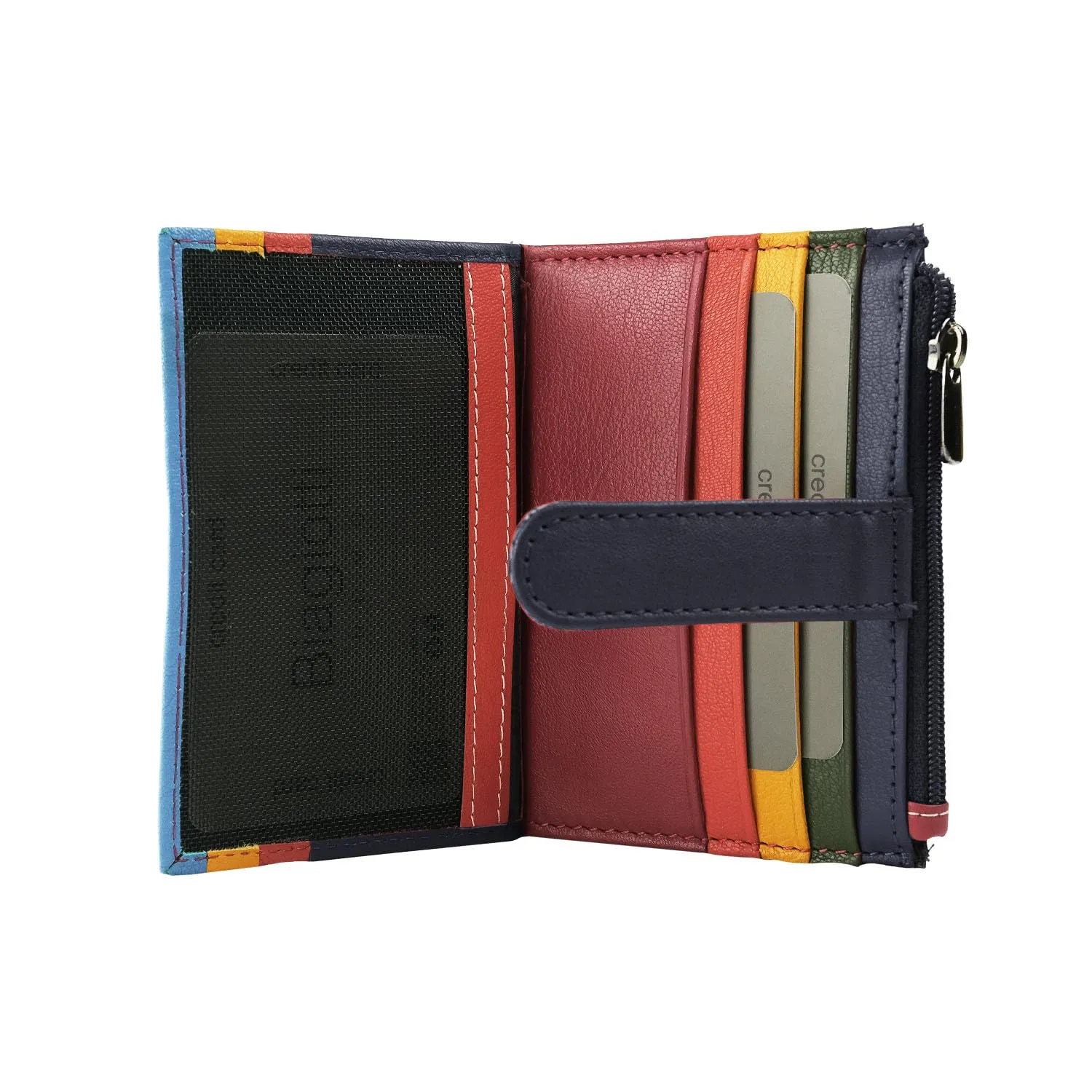 Laura Biagiotti Porta Carte di Credito in Vera Pelle Unisex - immagine 4