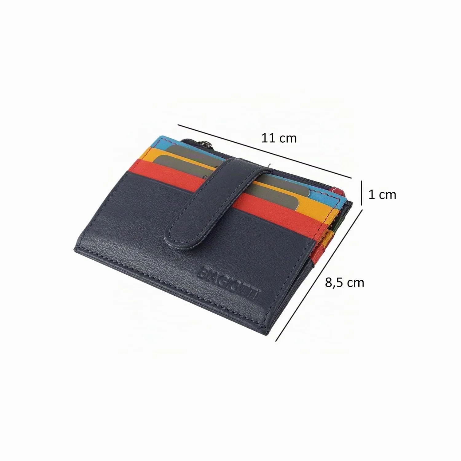 Laura Biagiotti Porta Carte di Credito in Vera Pelle Unisex - immagine 5