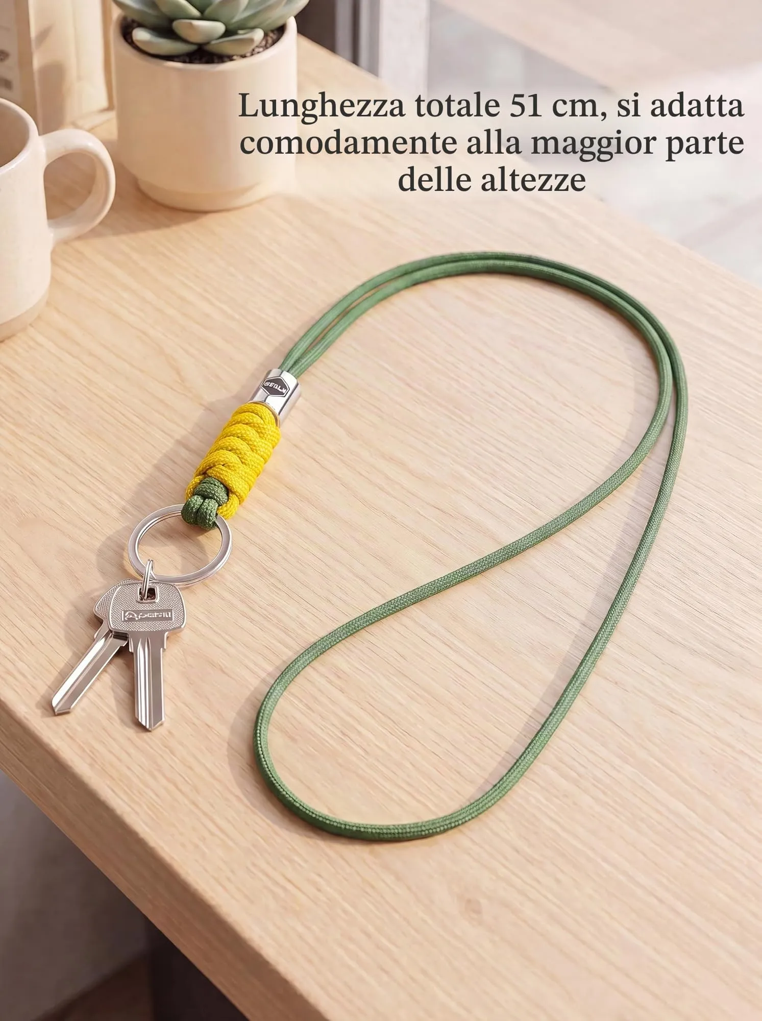 SENLLY Cordino da Collo per Chiavi, Badge e Cellulare - immagine 4