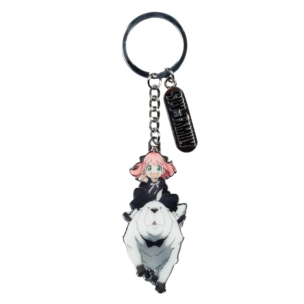 Konix Spy x Family Portachiavi Anya e Bond Forger - Metallo - 7 x 2,5 cm - immagine 1