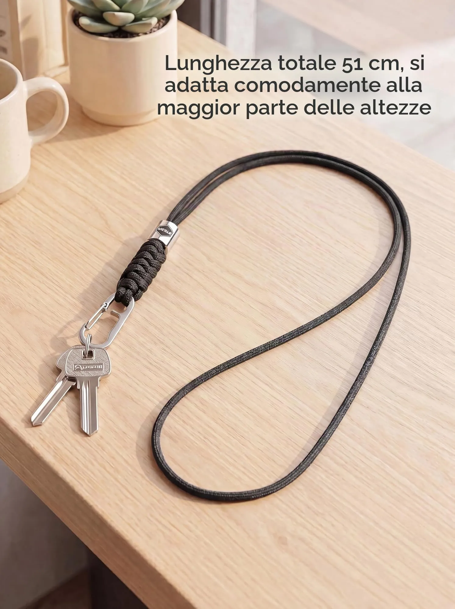 SENLLY Cordino da Collo per Chiavi, Badge e Cellulare - immagine 4