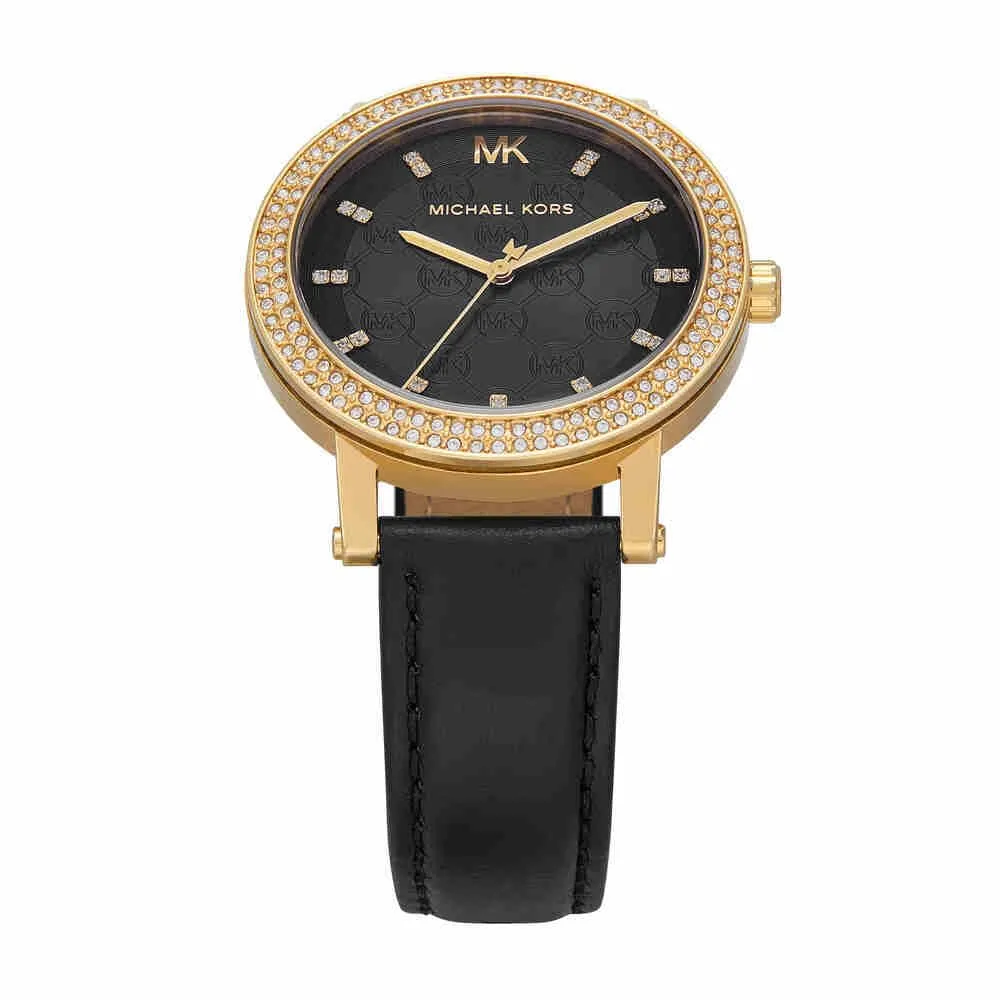 Michael Kors Corey MK4896 Orologio da donna, 38 mm, Nero e Oro - immagine 4