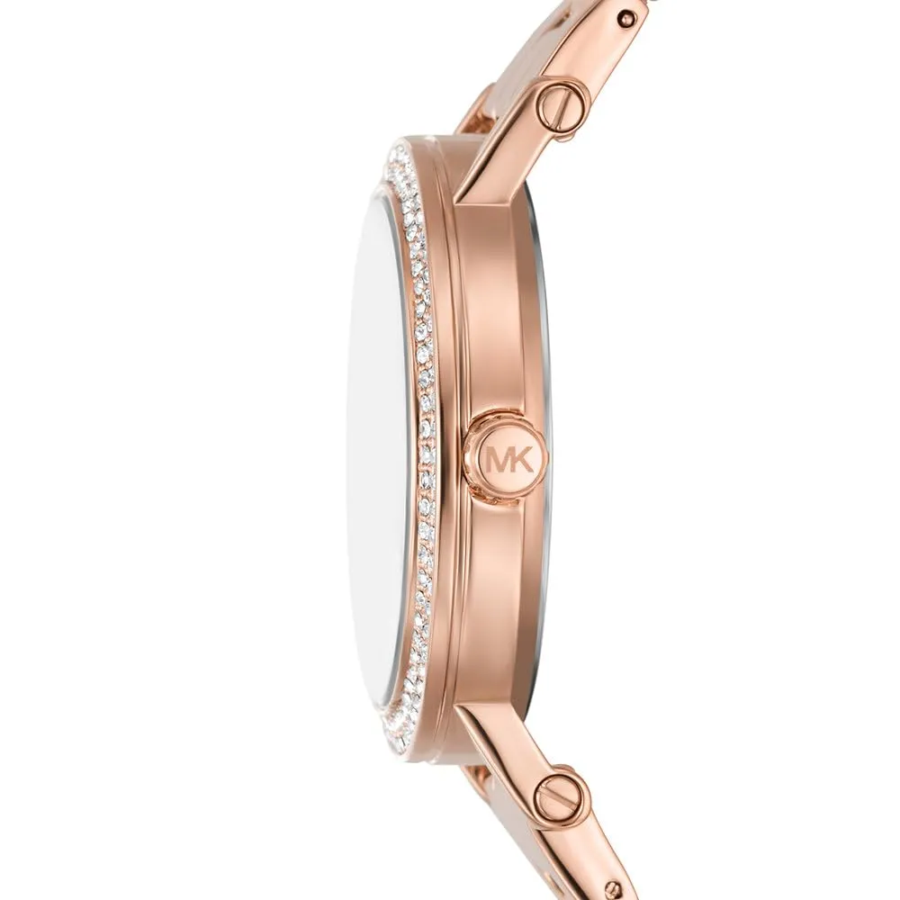 Michael Kors Corey MK7548 Orologio da donna in acciaio inox oro rosa - immagine 3