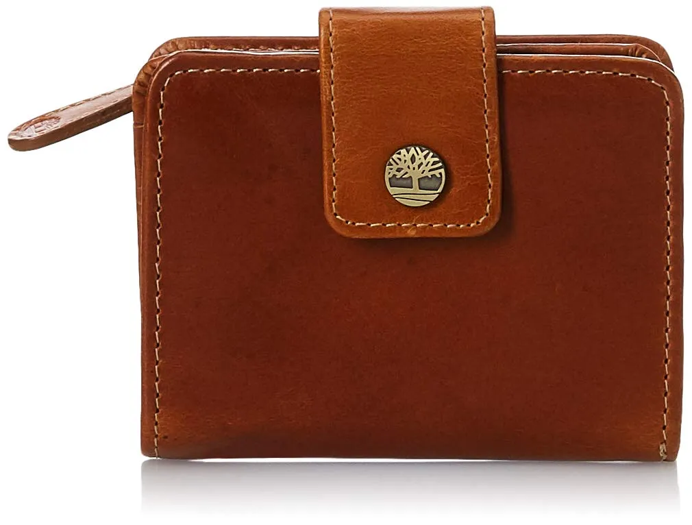 Timberland Portafoglio Donna in Pelle RFID, Cognac, Taglia Unica - immagine 1