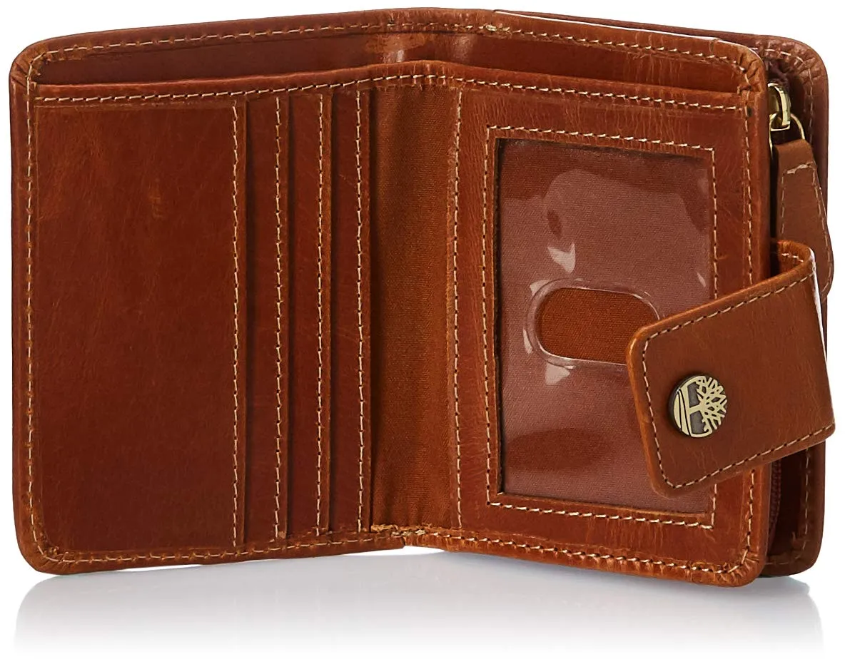 Timberland Portafoglio Donna in Pelle RFID, Cognac, Taglia Unica - immagine 5
