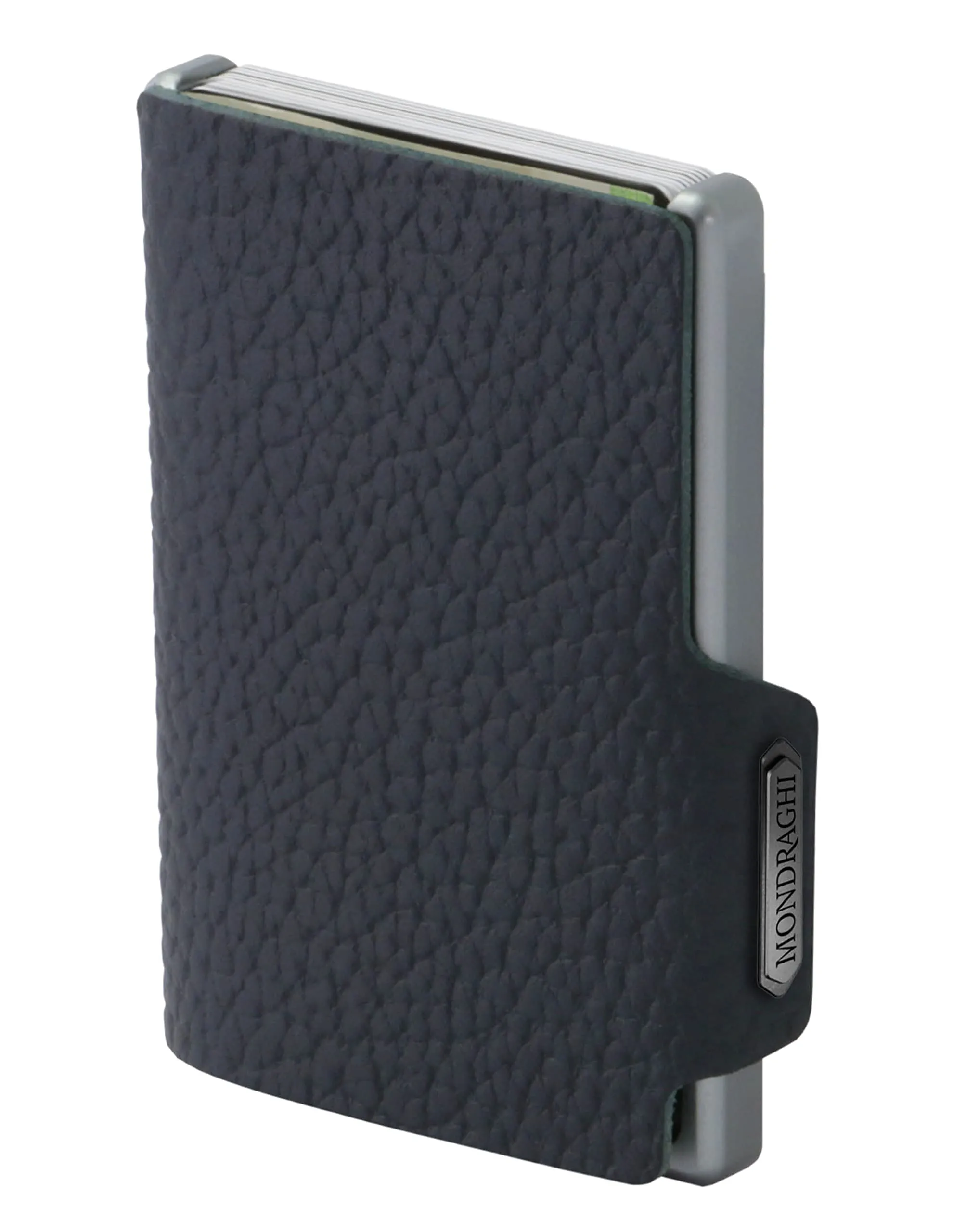 Mondraghi Miniwallet in Vera Pelle Modello One, Blu - immagine 1