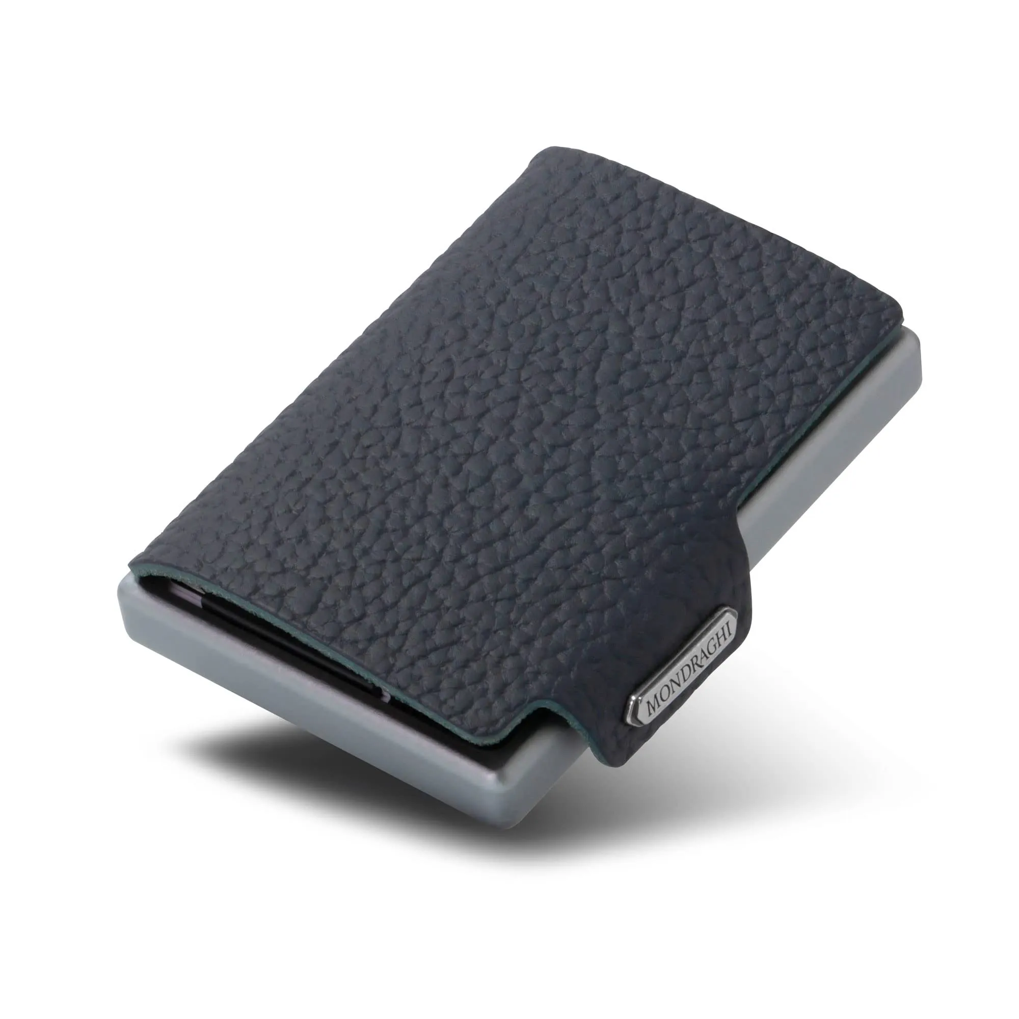 Mondraghi Miniwallet in Vera Pelle Modello One, Blu - immagine 3