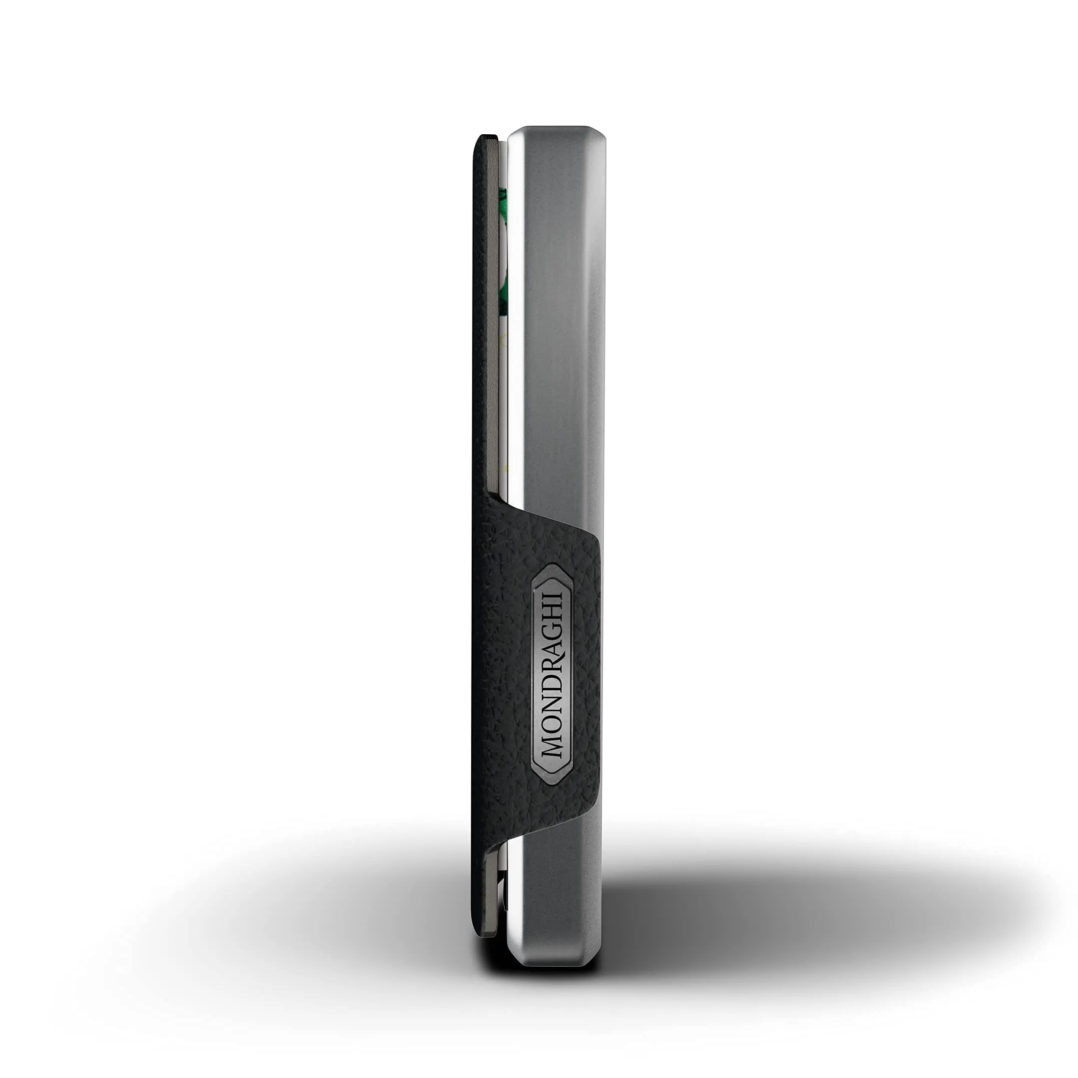 Mondraghi Miniwallet in Vera Pelle Modello One - Nero - immagine 5